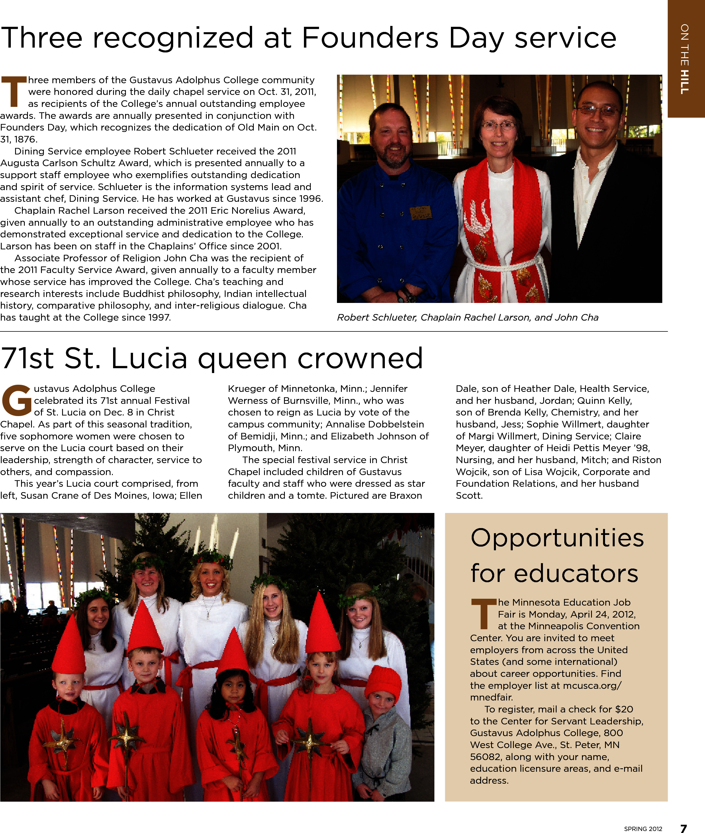 quarterly page