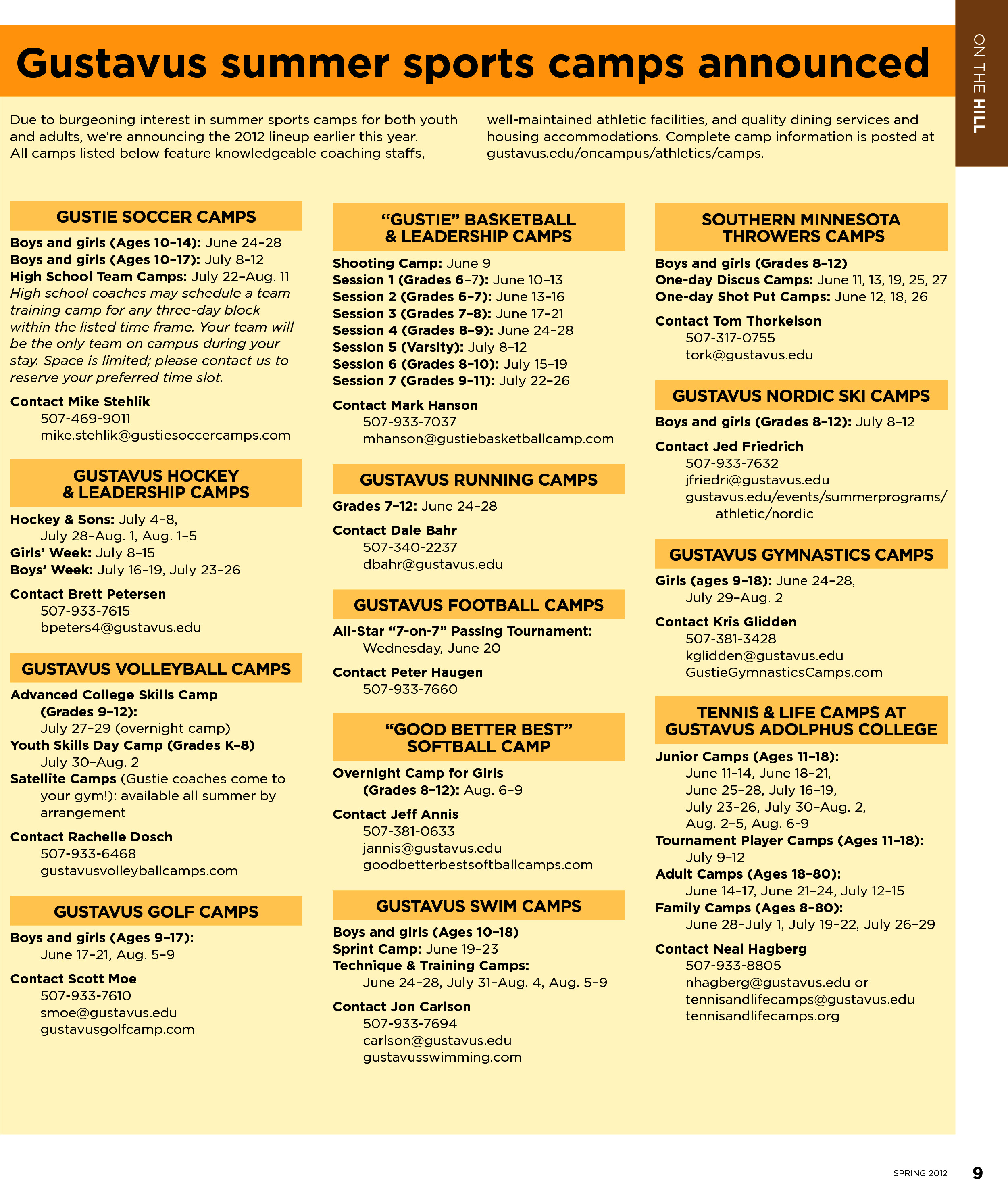 quarterly page
