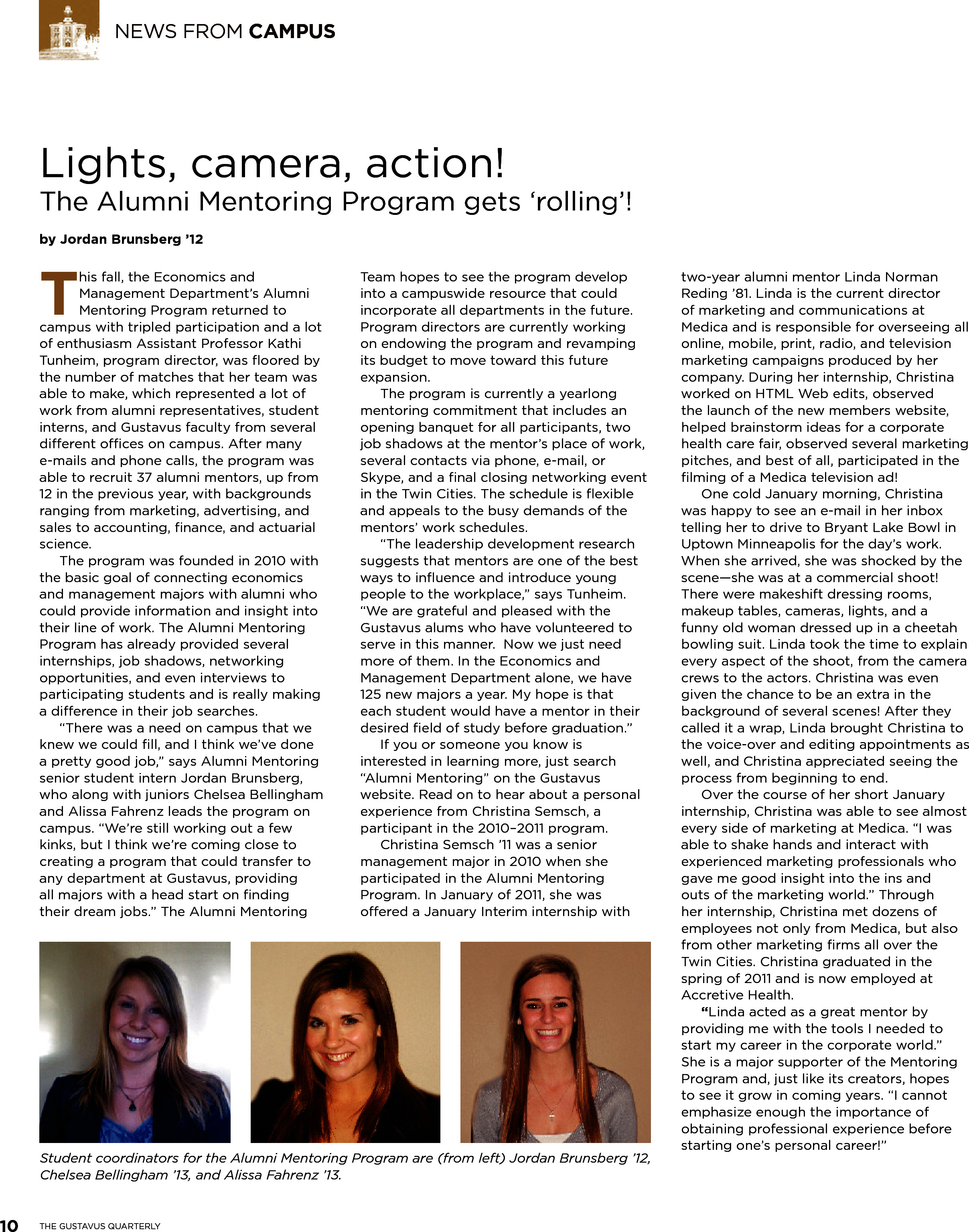 quarterly page