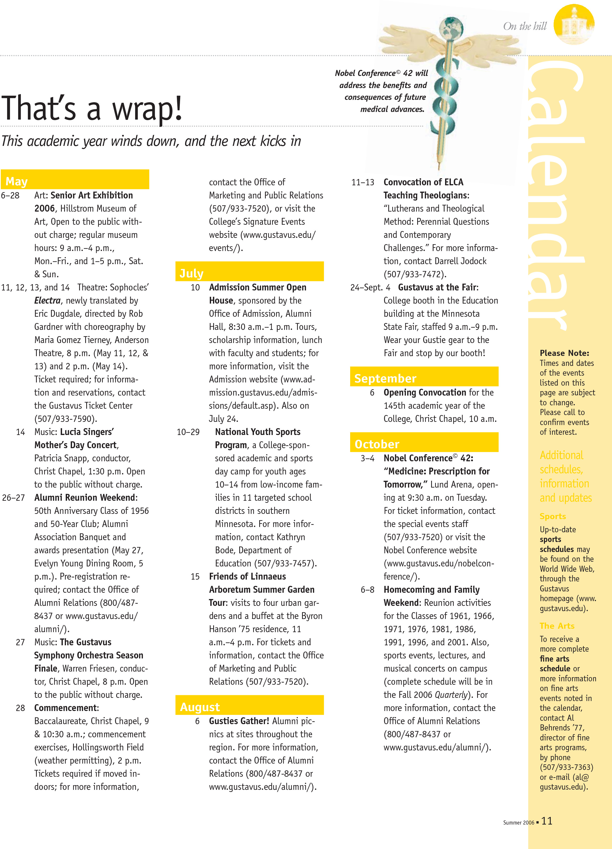 quarterly page