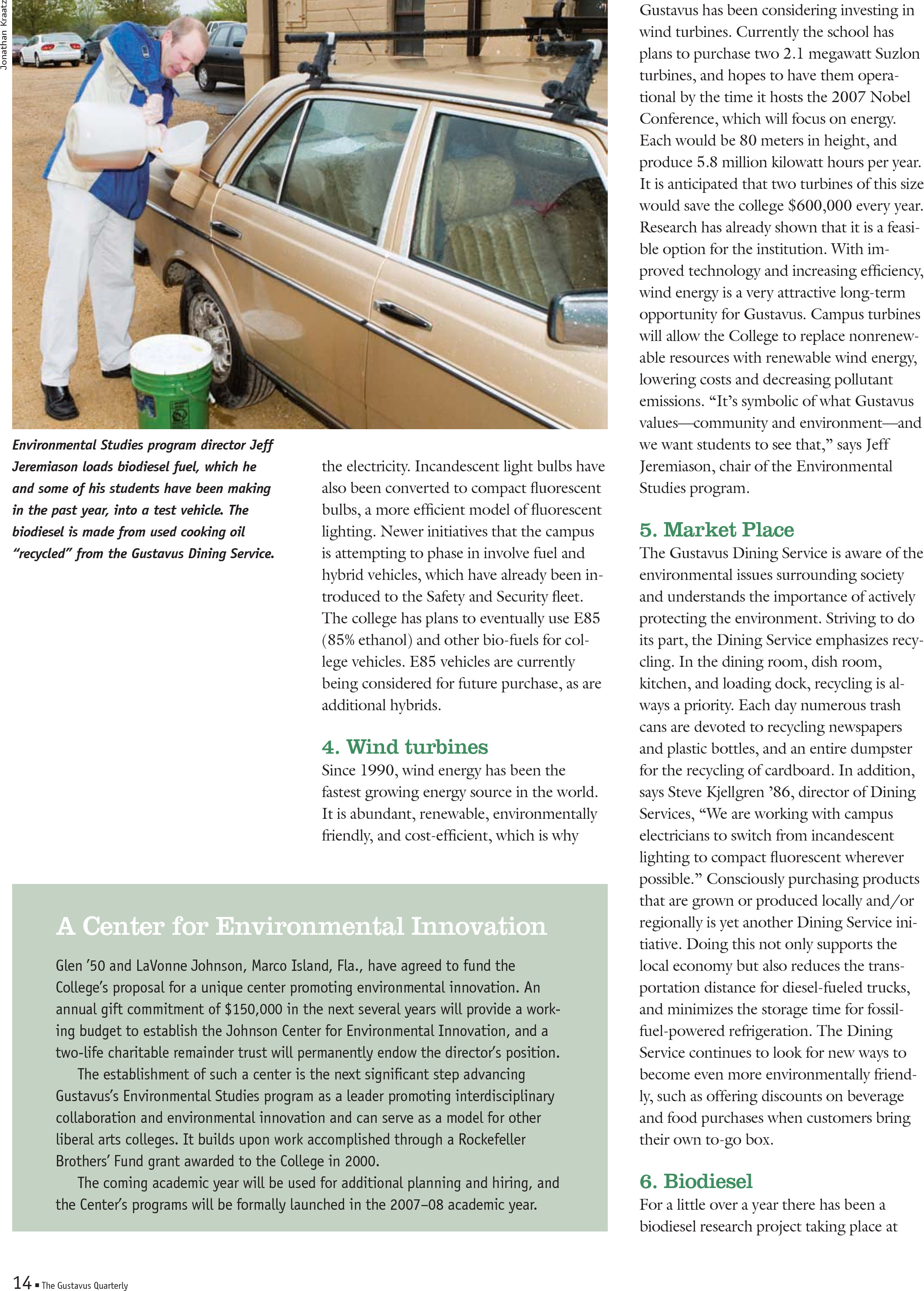quarterly page
