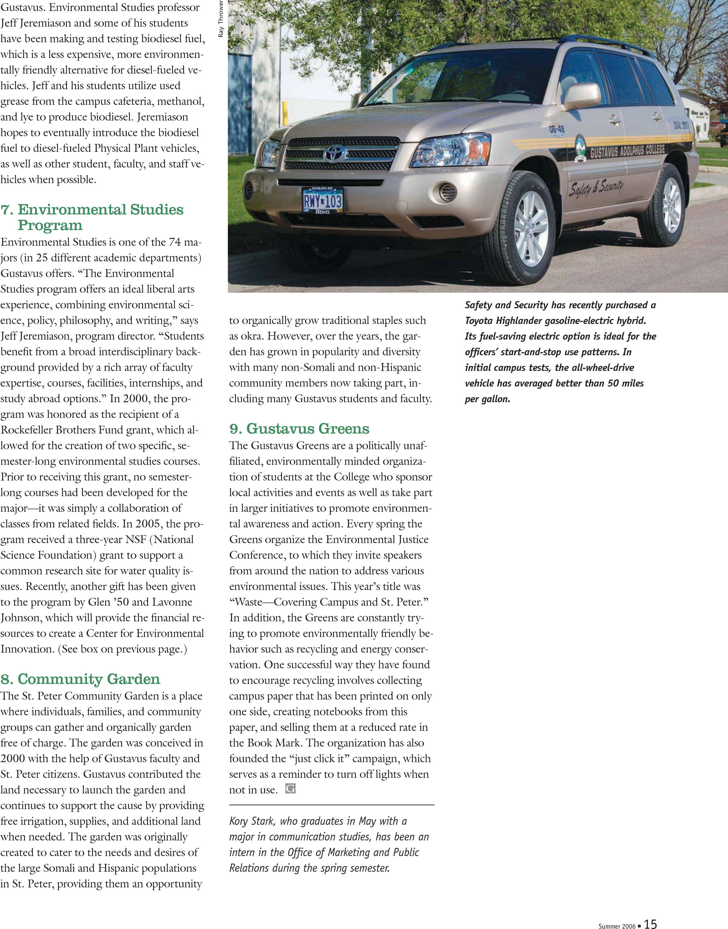 quarterly page