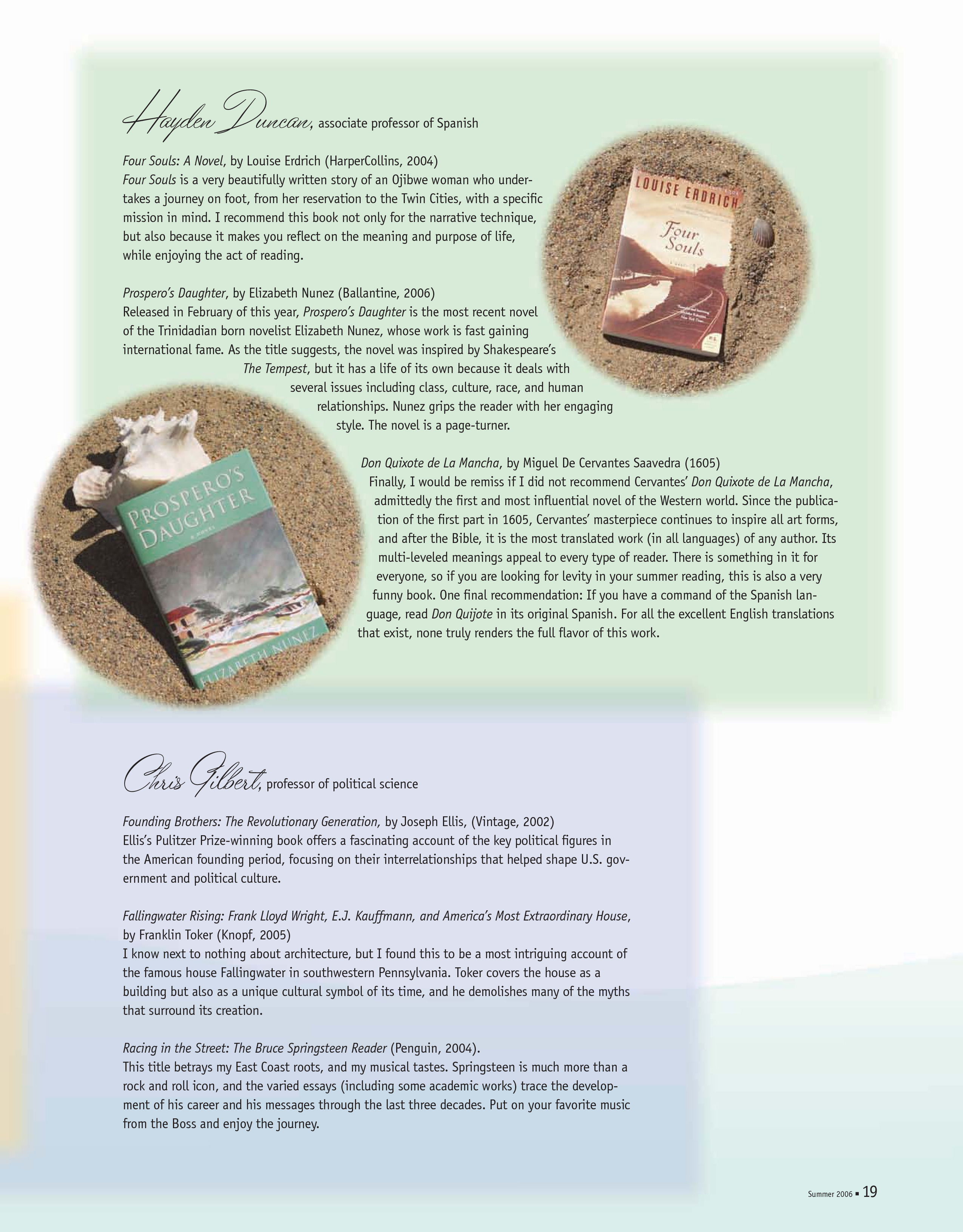 quarterly page