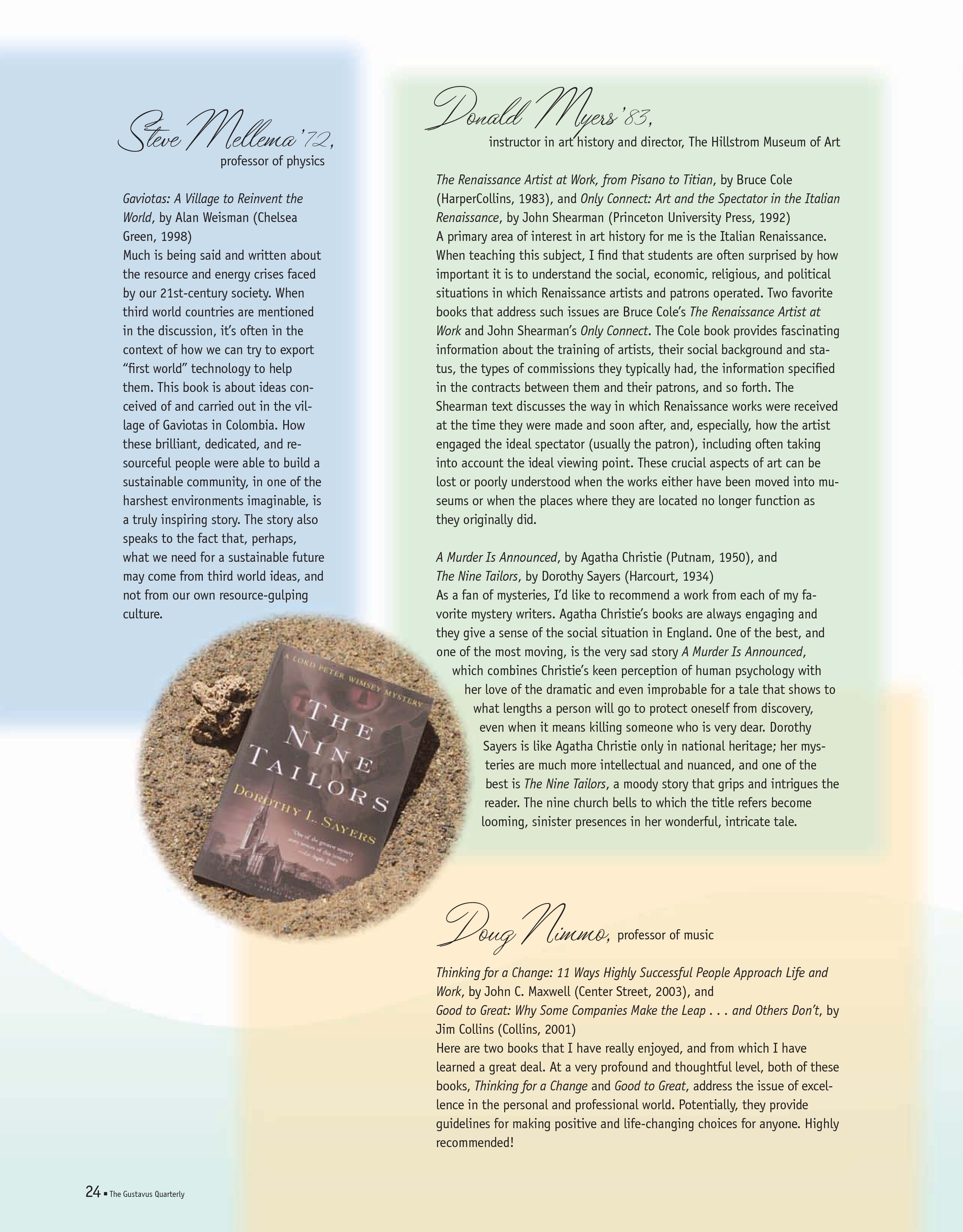 quarterly page