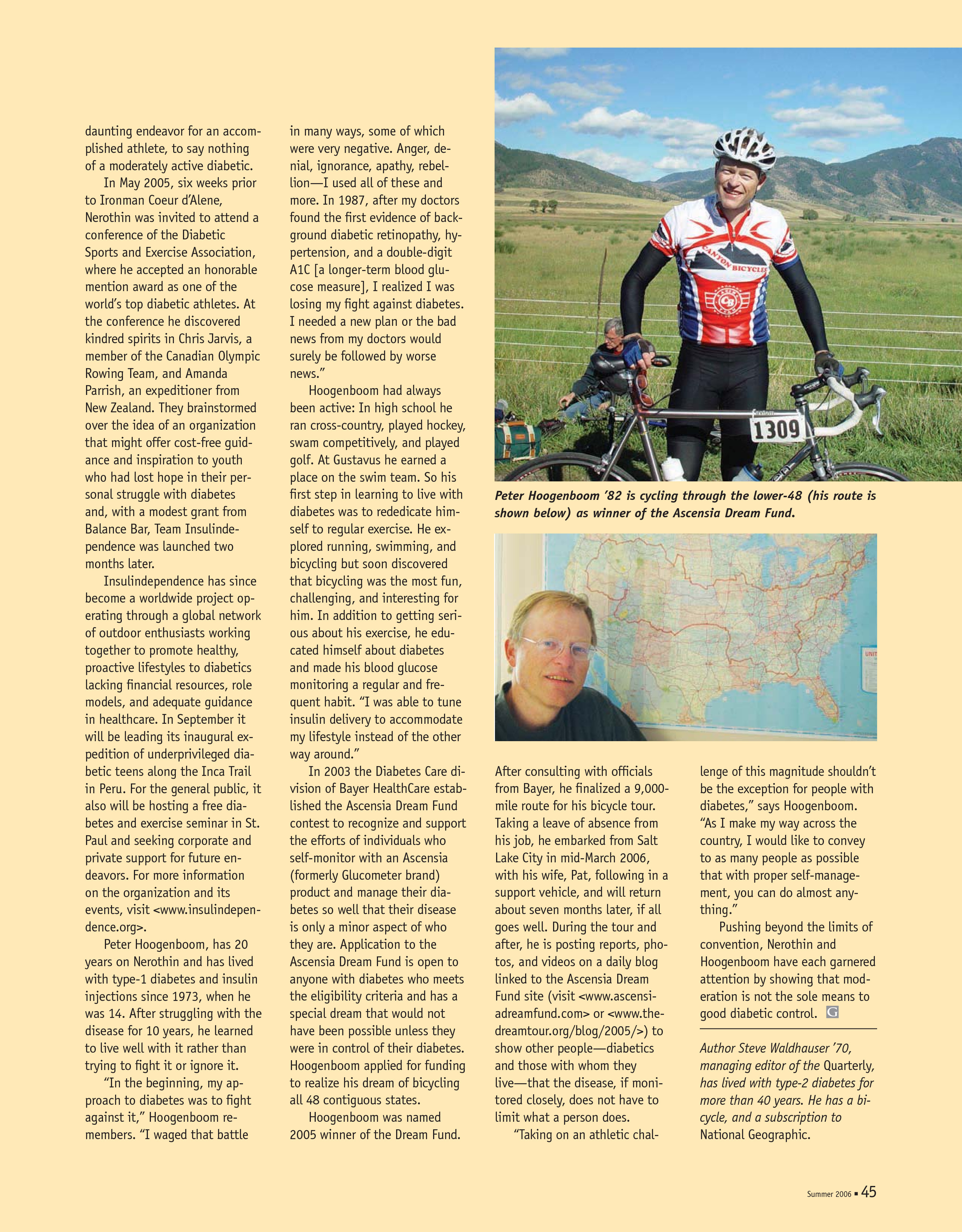 quarterly page