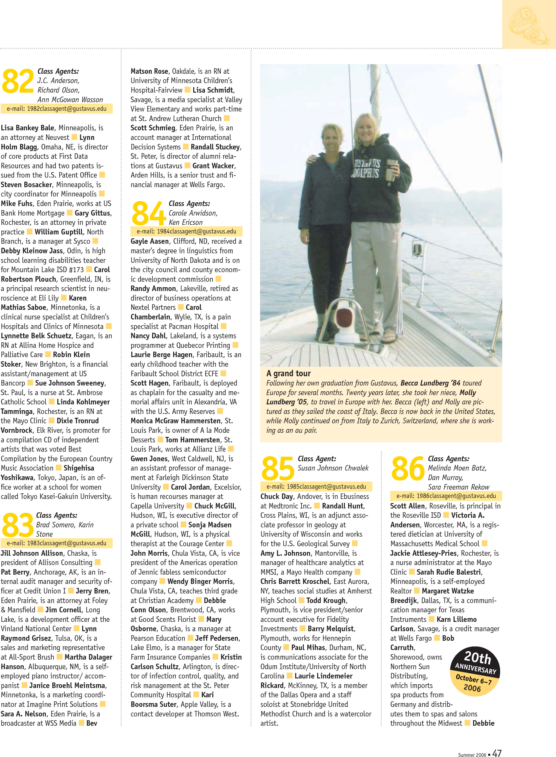 quarterly page