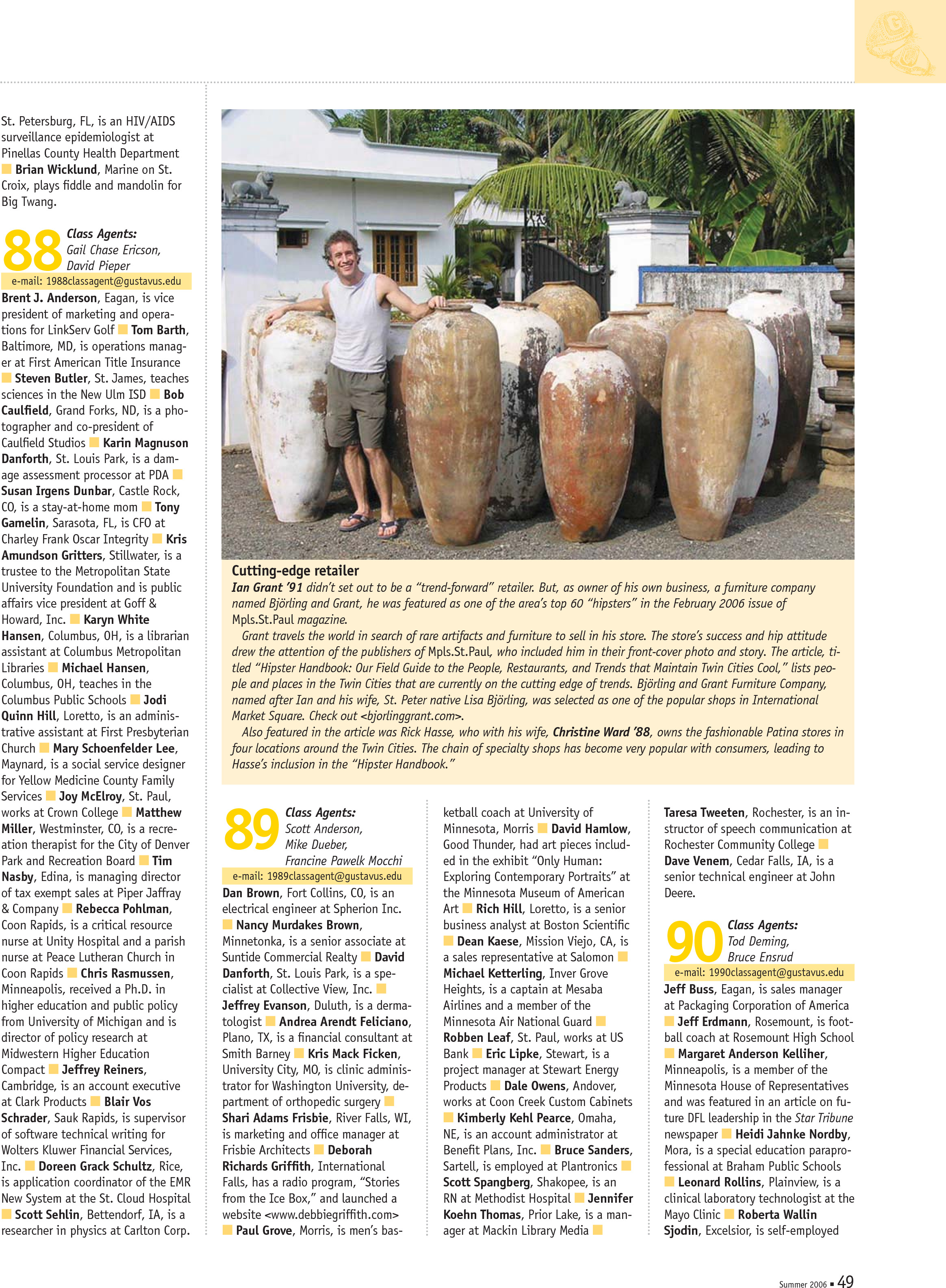quarterly page