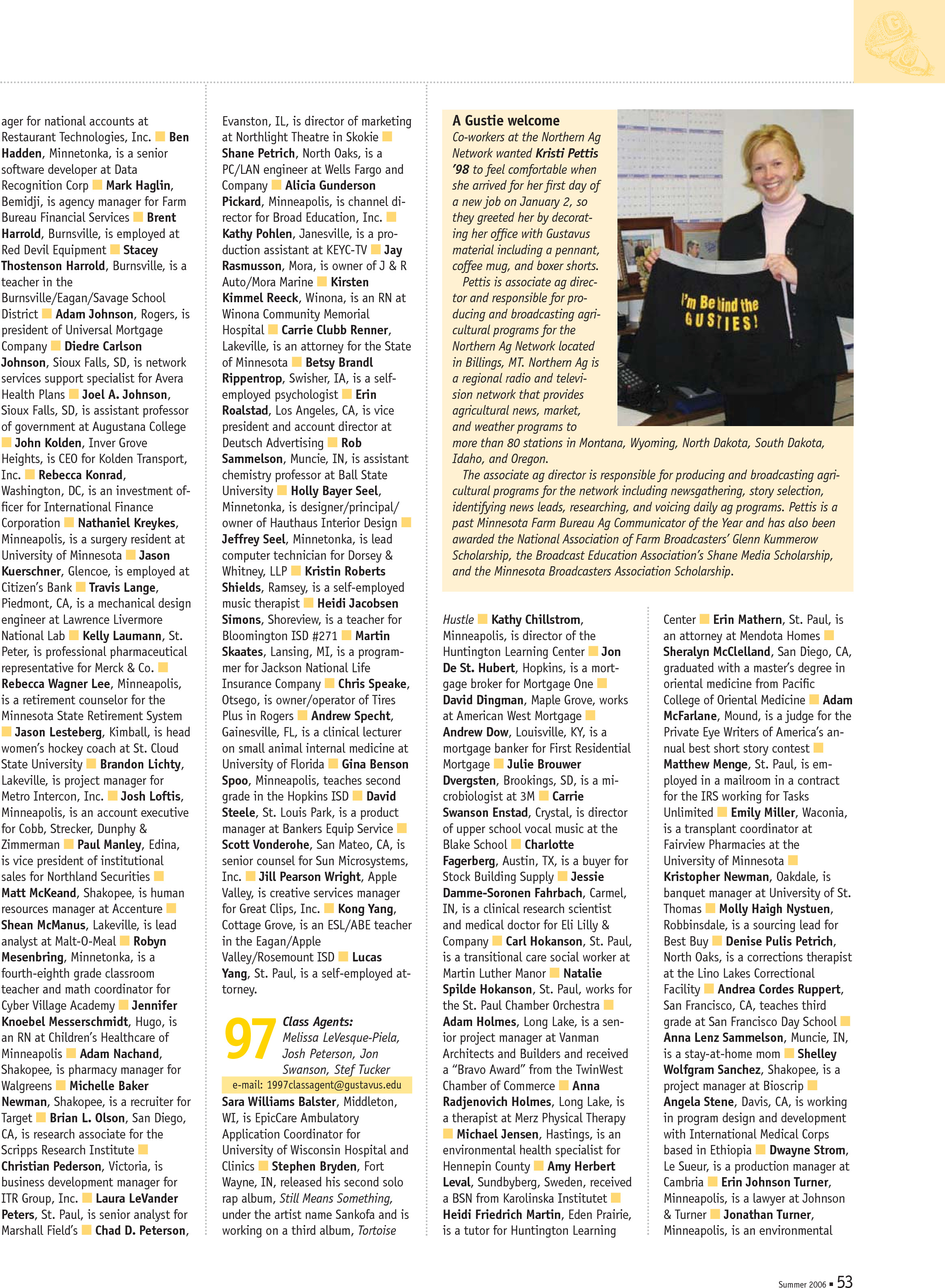 quarterly page
