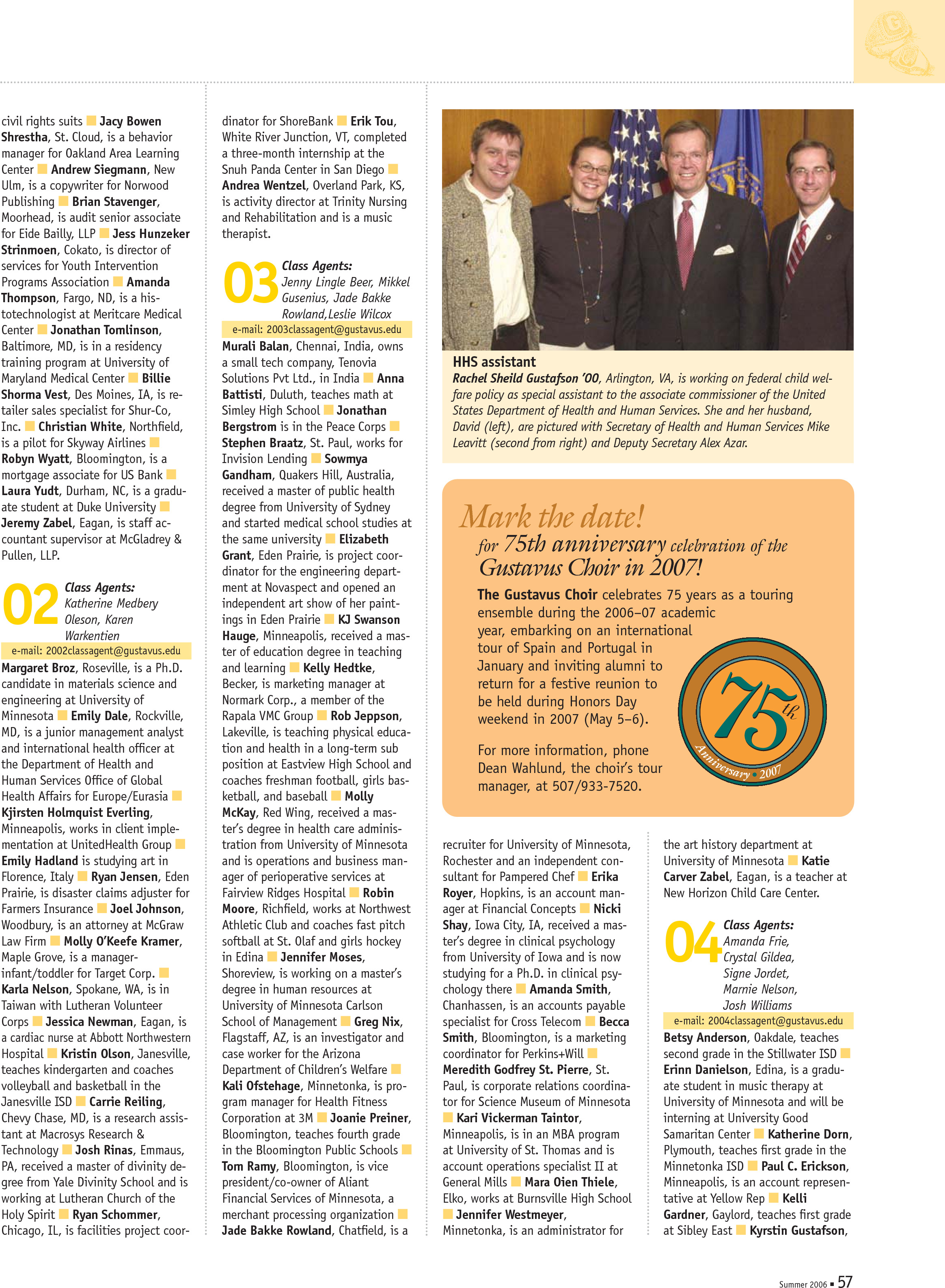 quarterly page