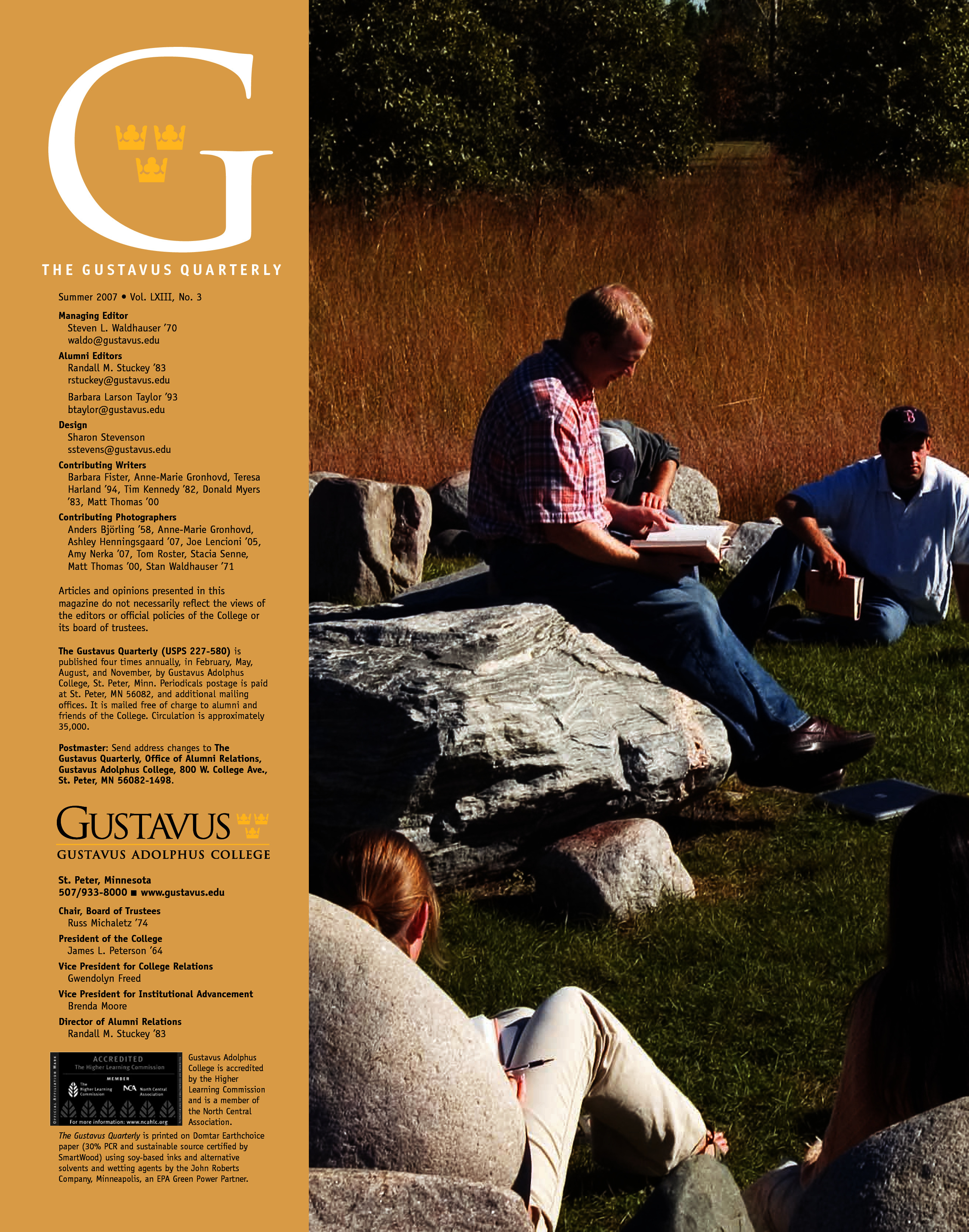 quarterly page