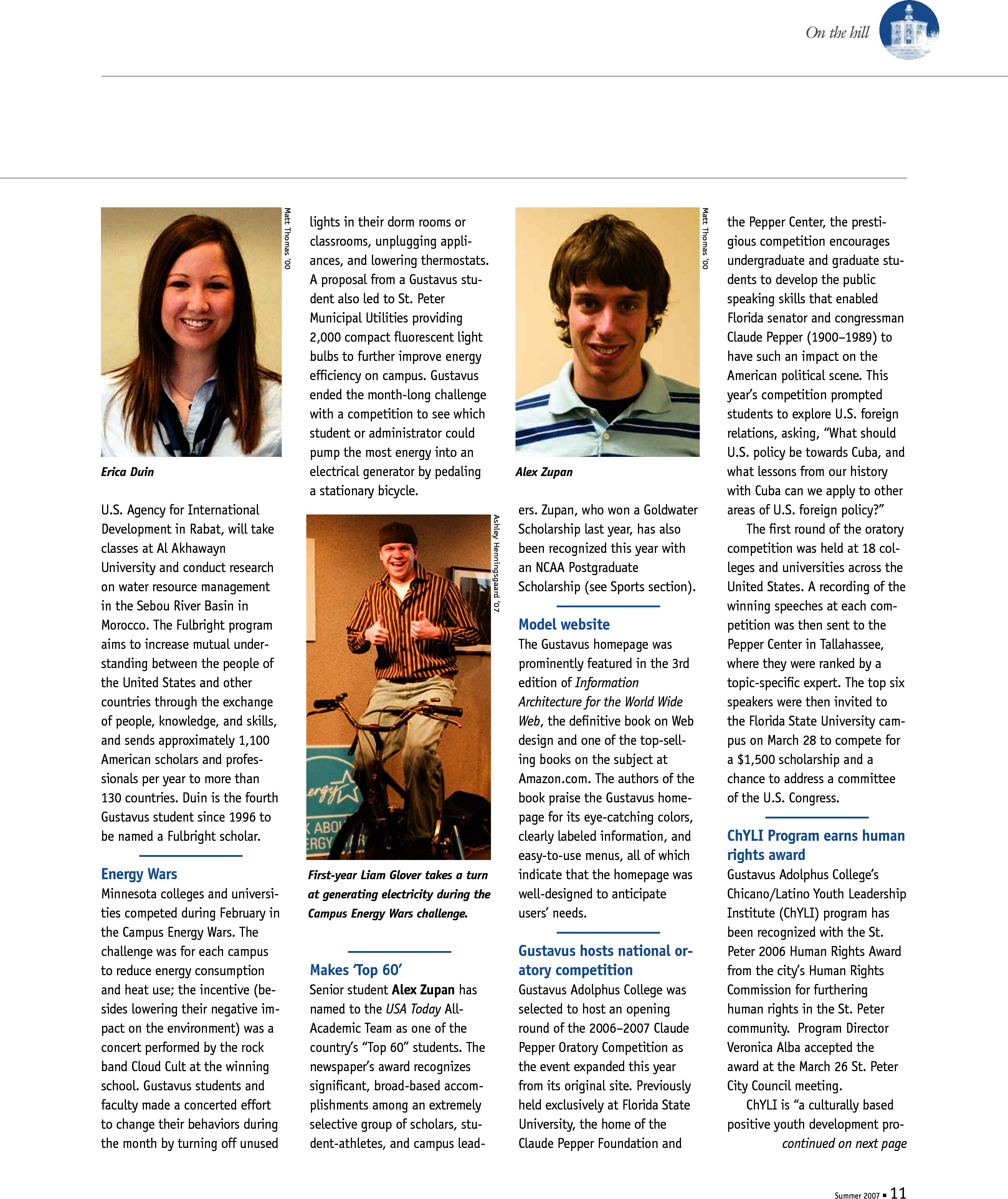 quarterly page