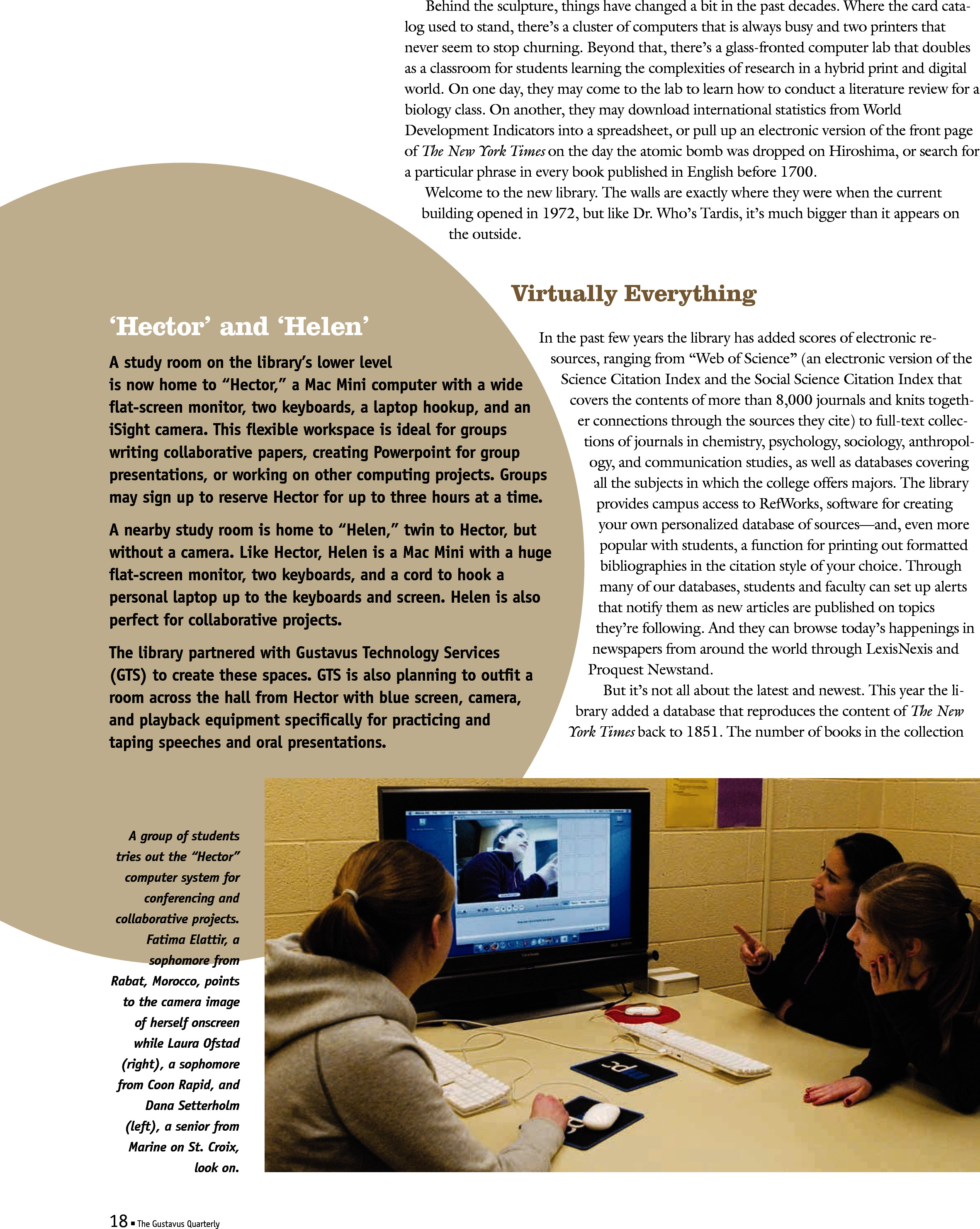 quarterly page