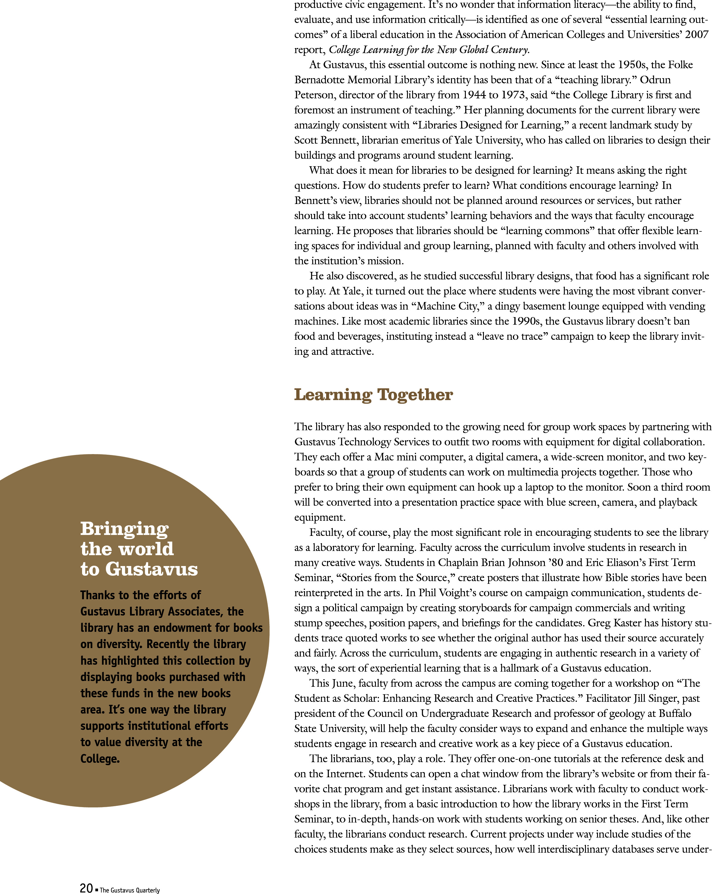 quarterly page