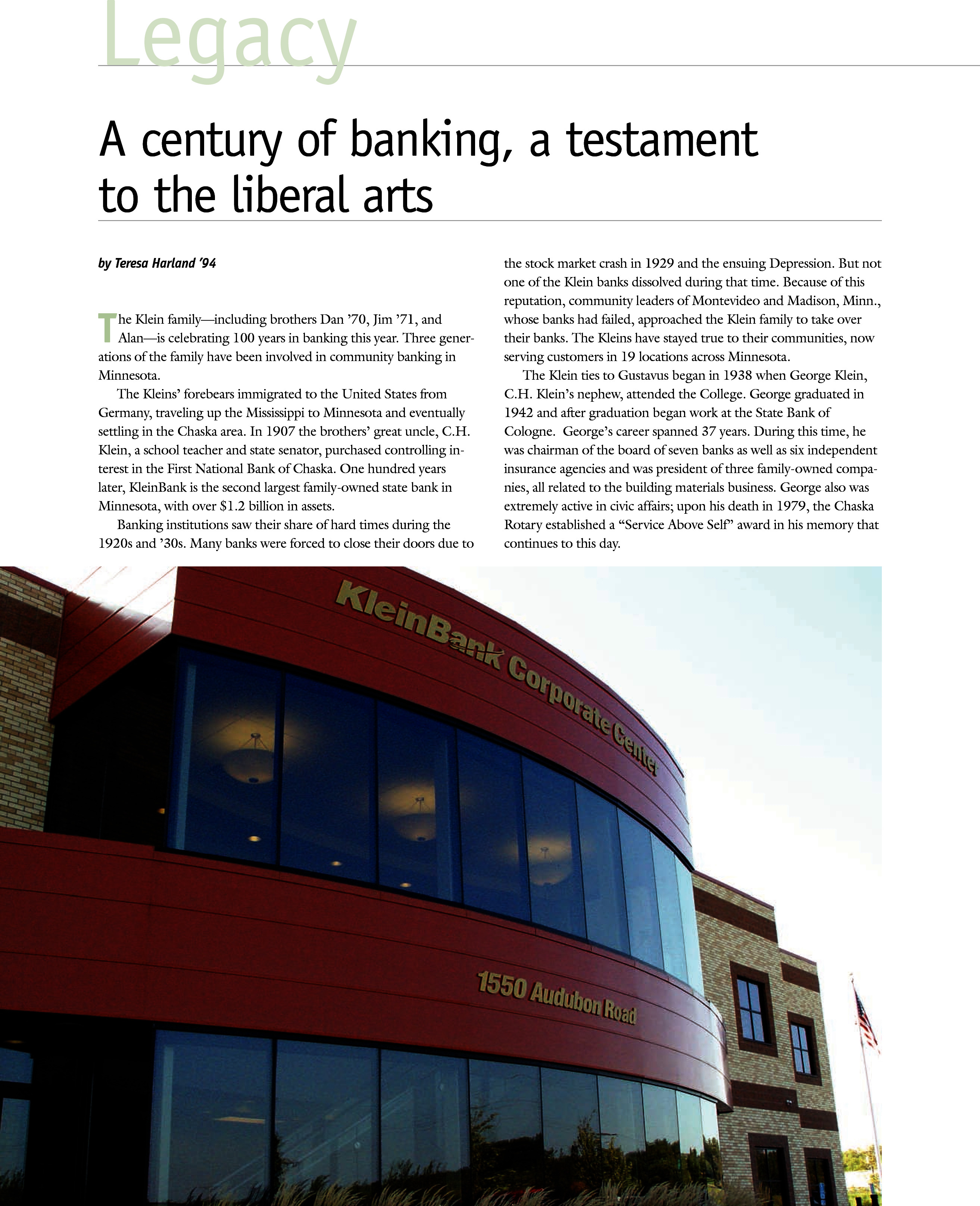 quarterly page