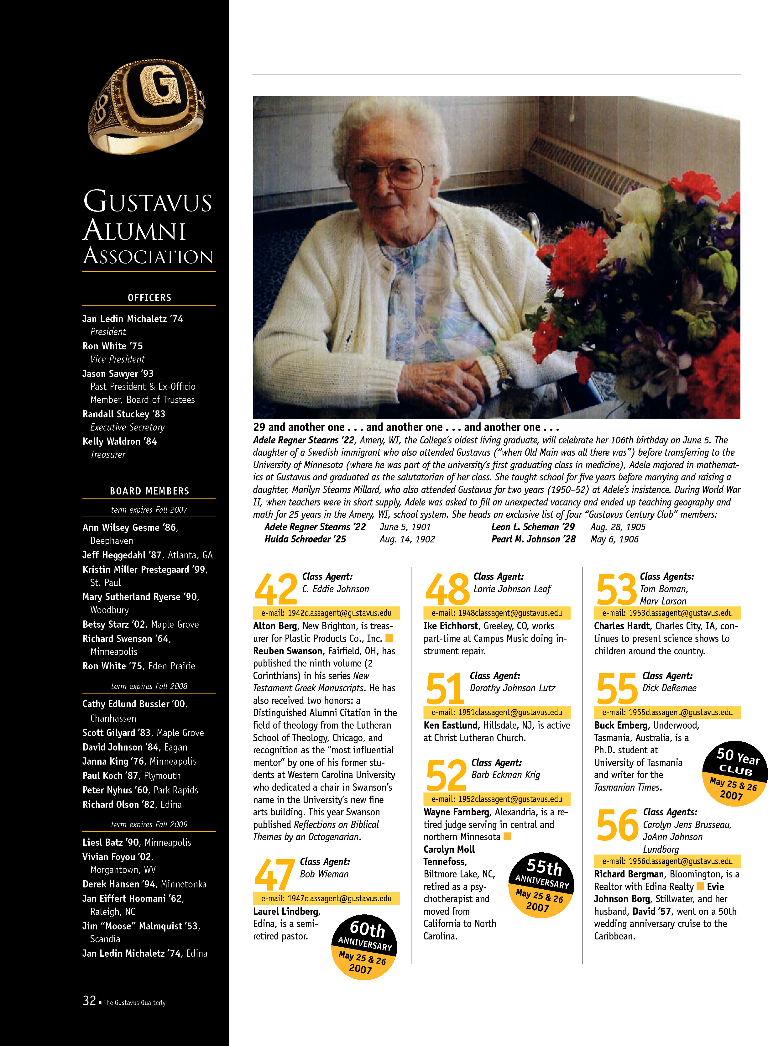 quarterly page