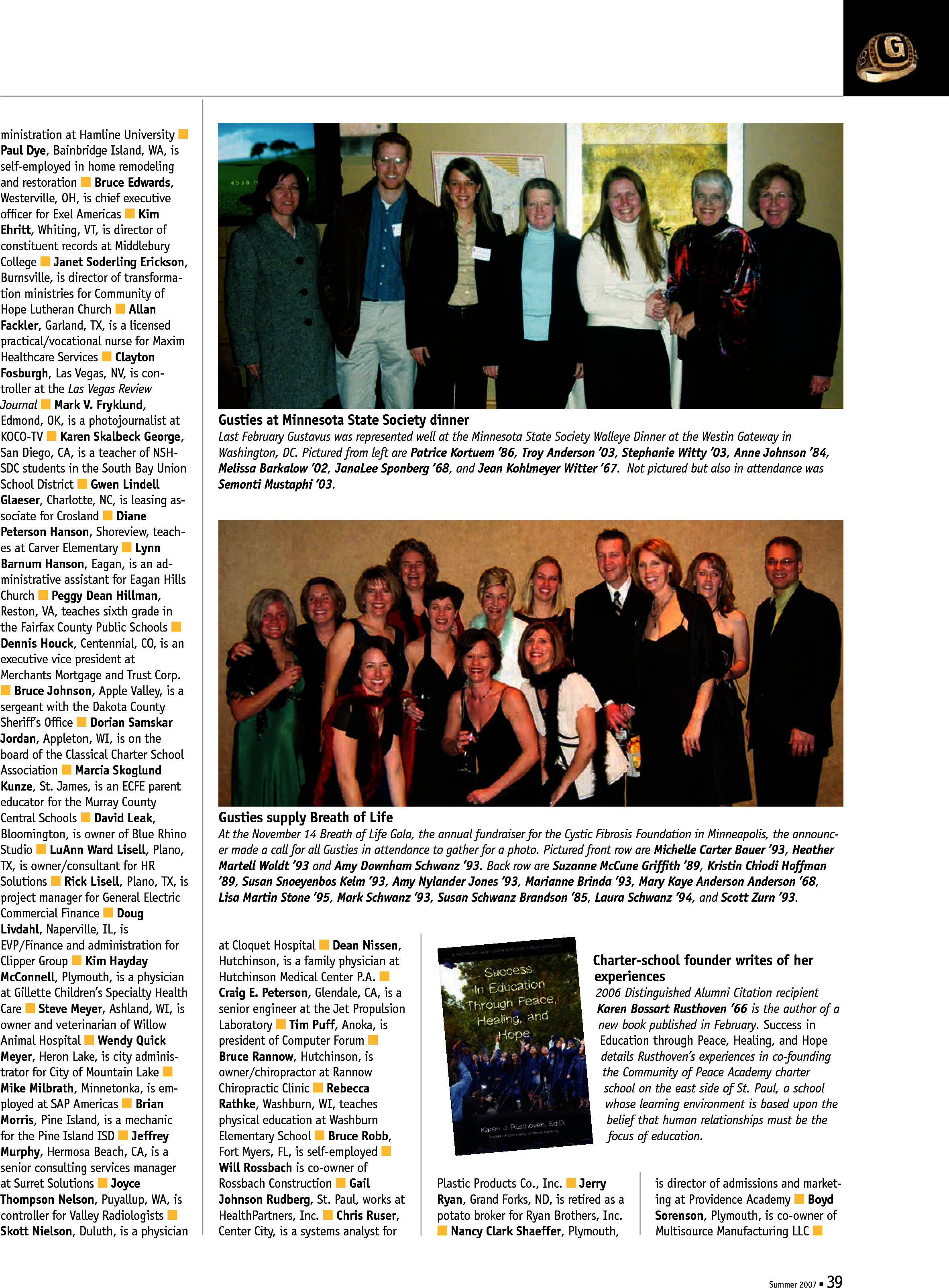 quarterly page
