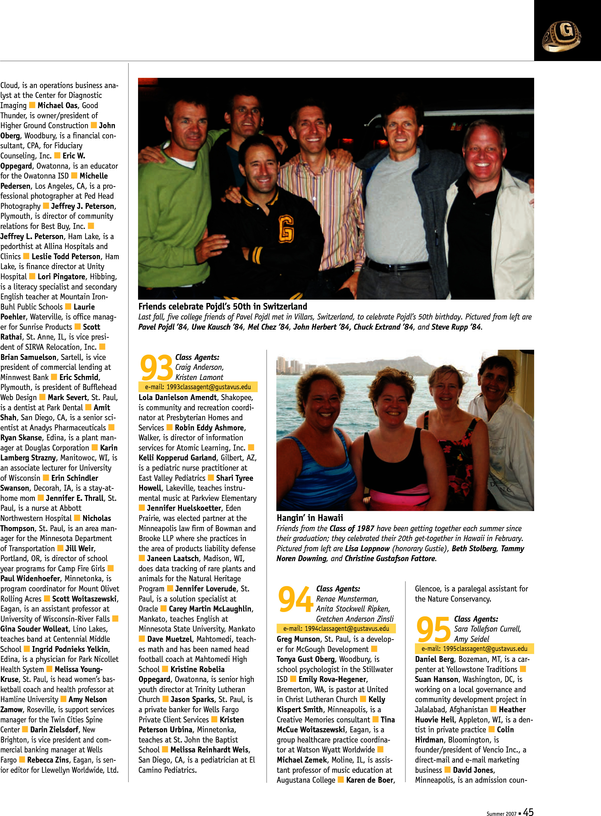 quarterly page