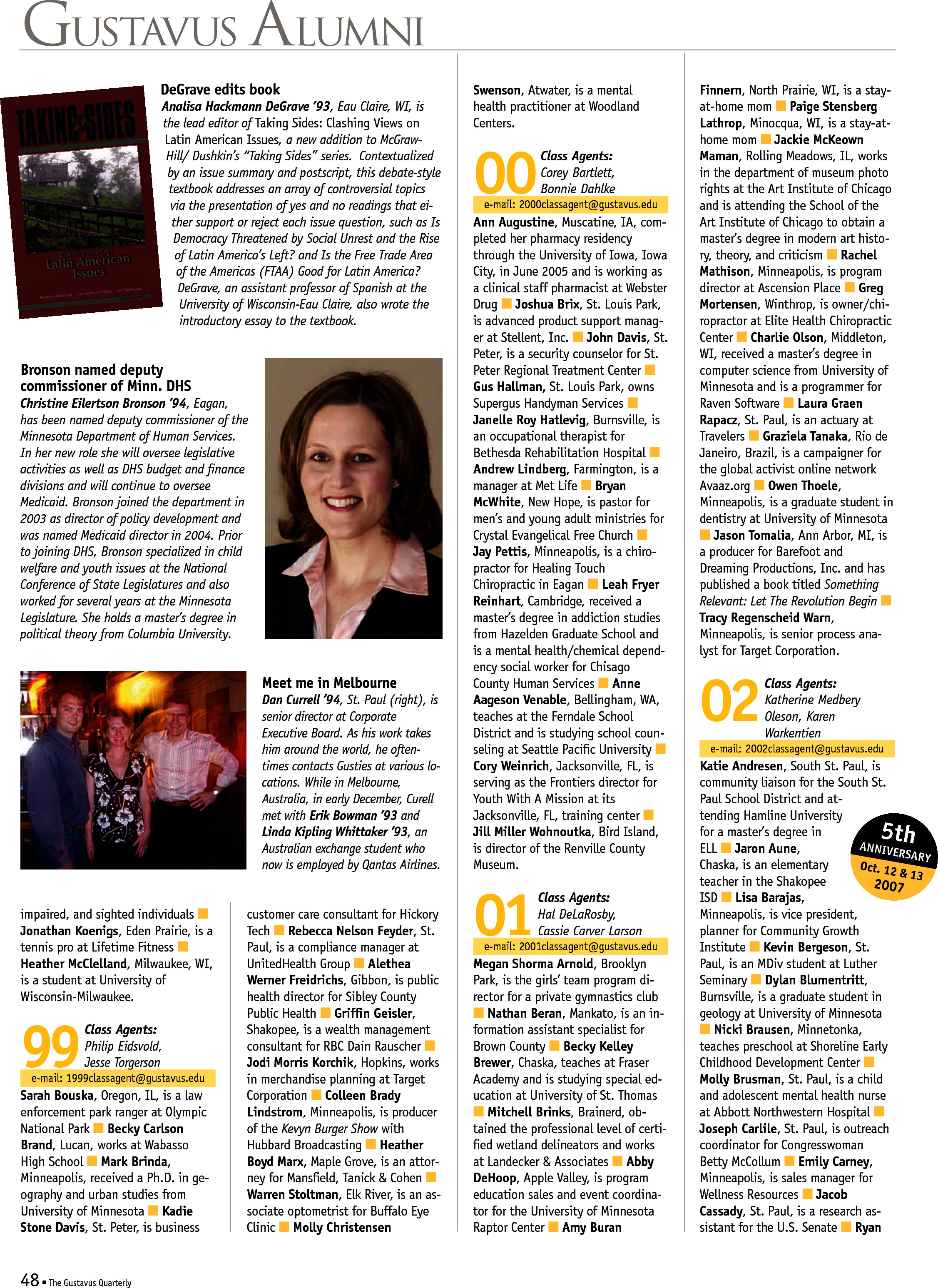 quarterly page