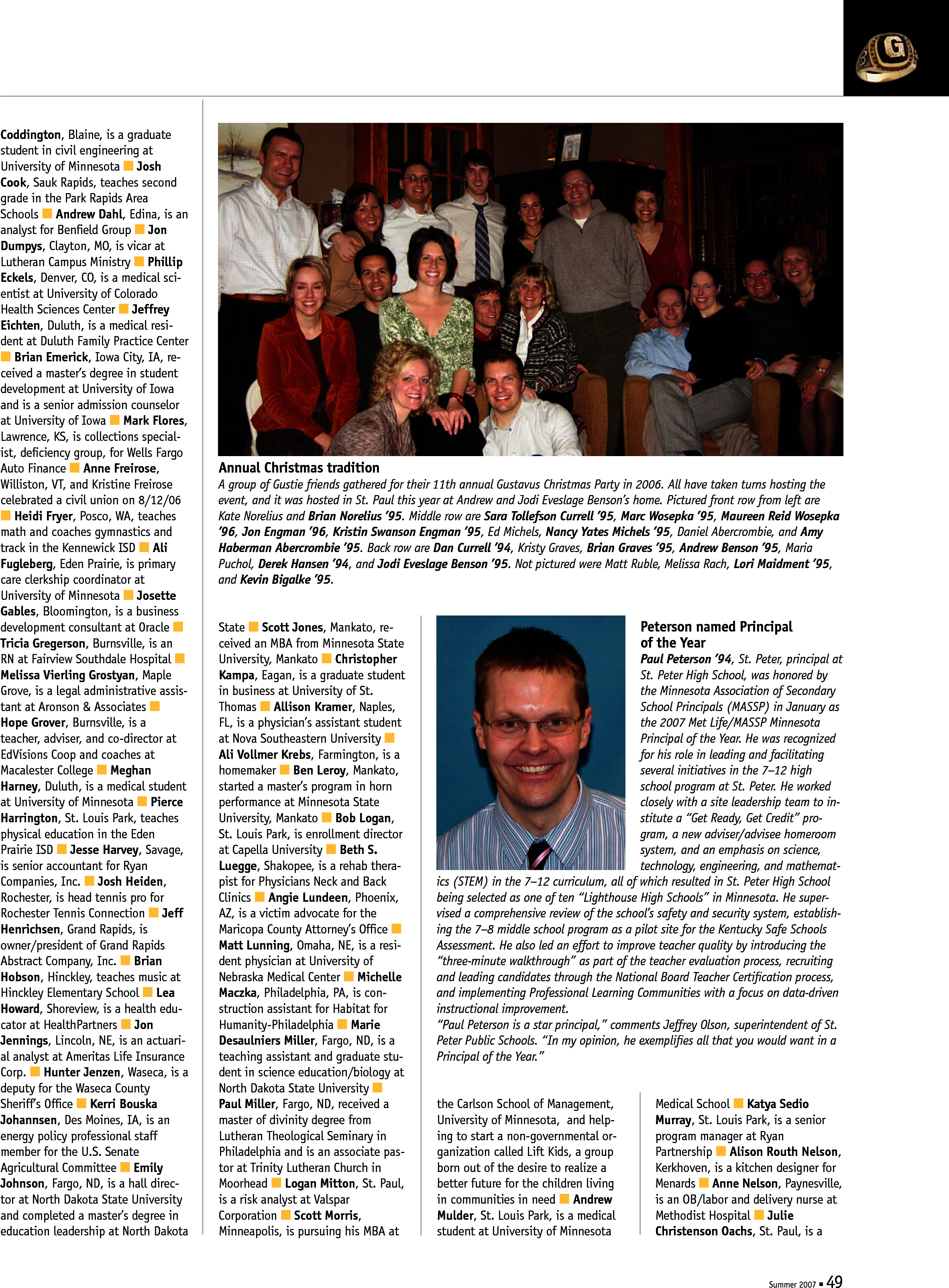 quarterly page