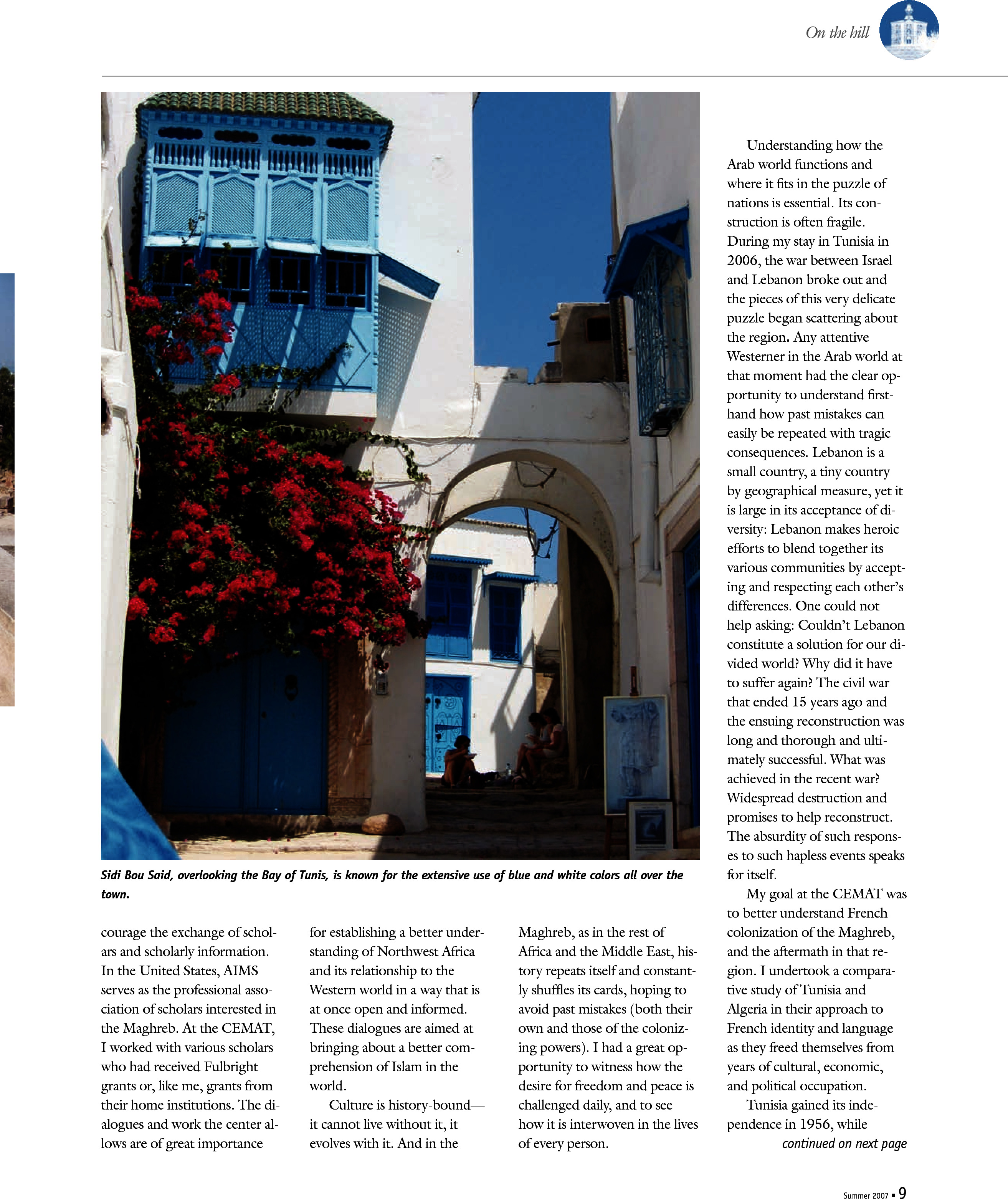 quarterly page