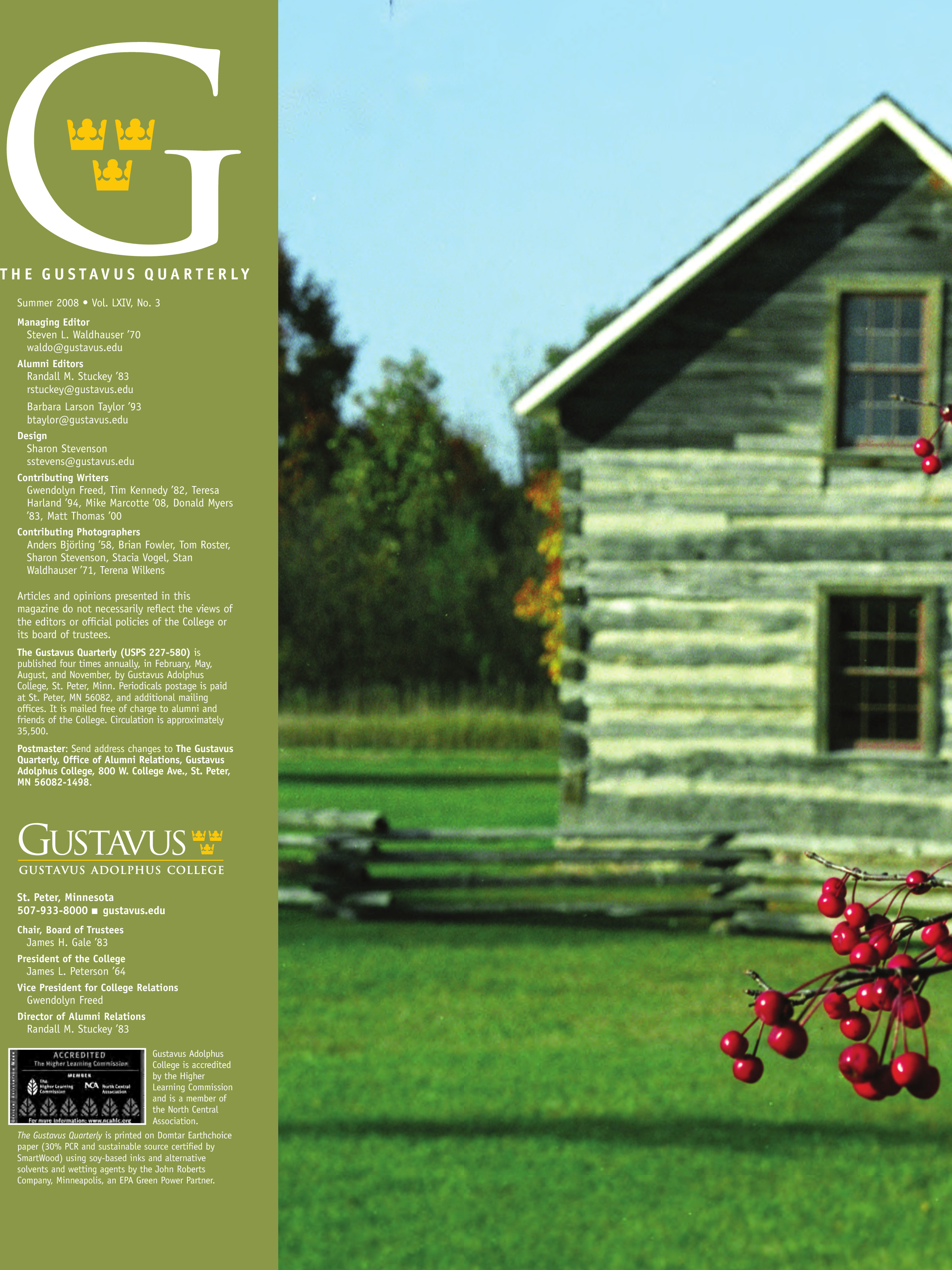 quarterly page