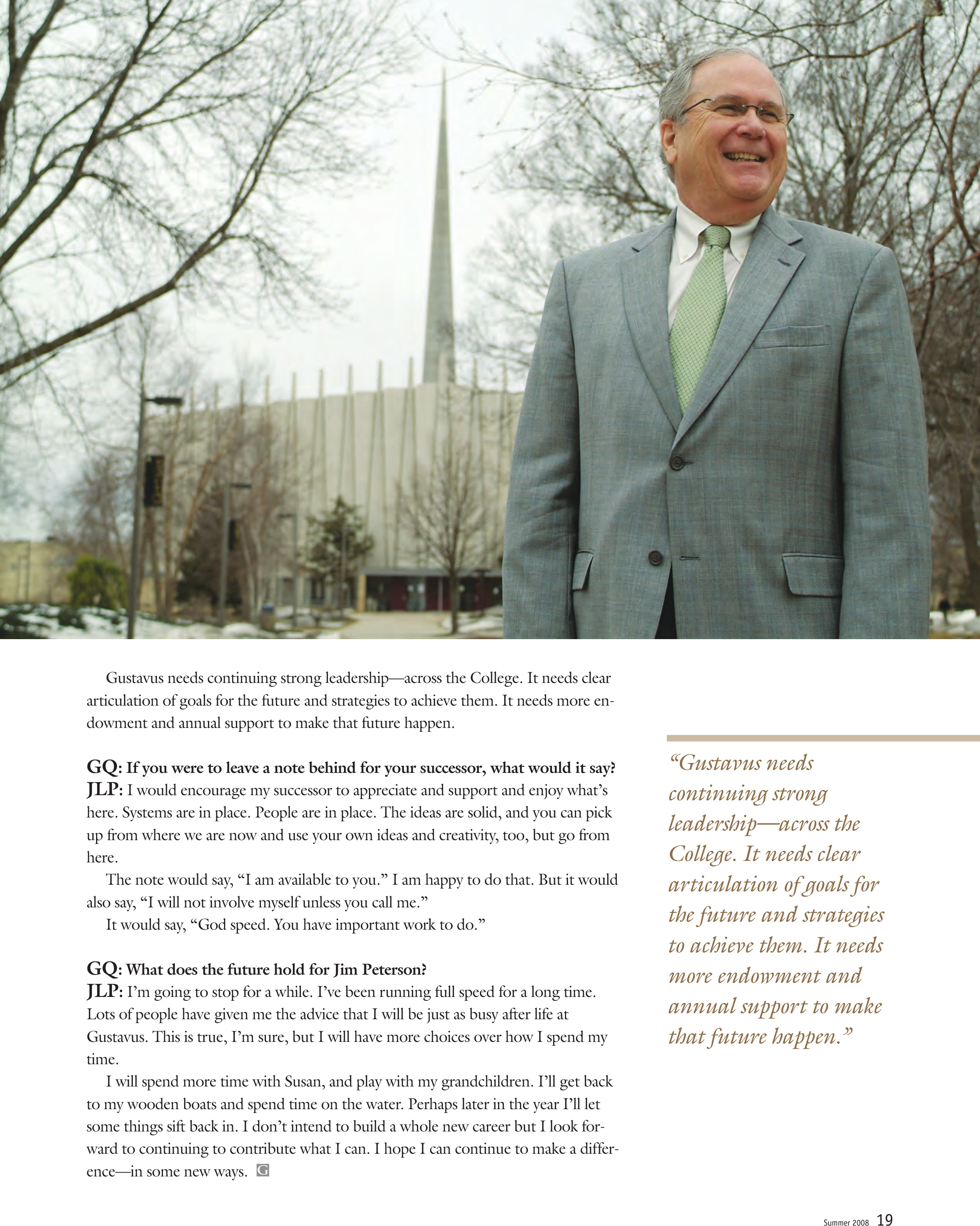 quarterly page