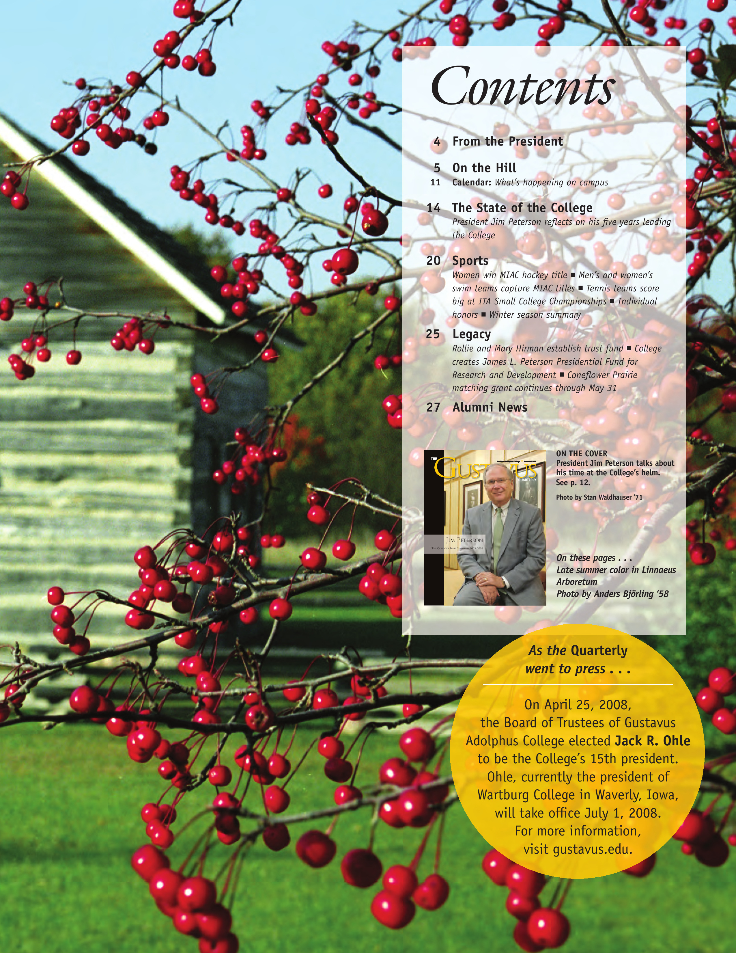 quarterly page
