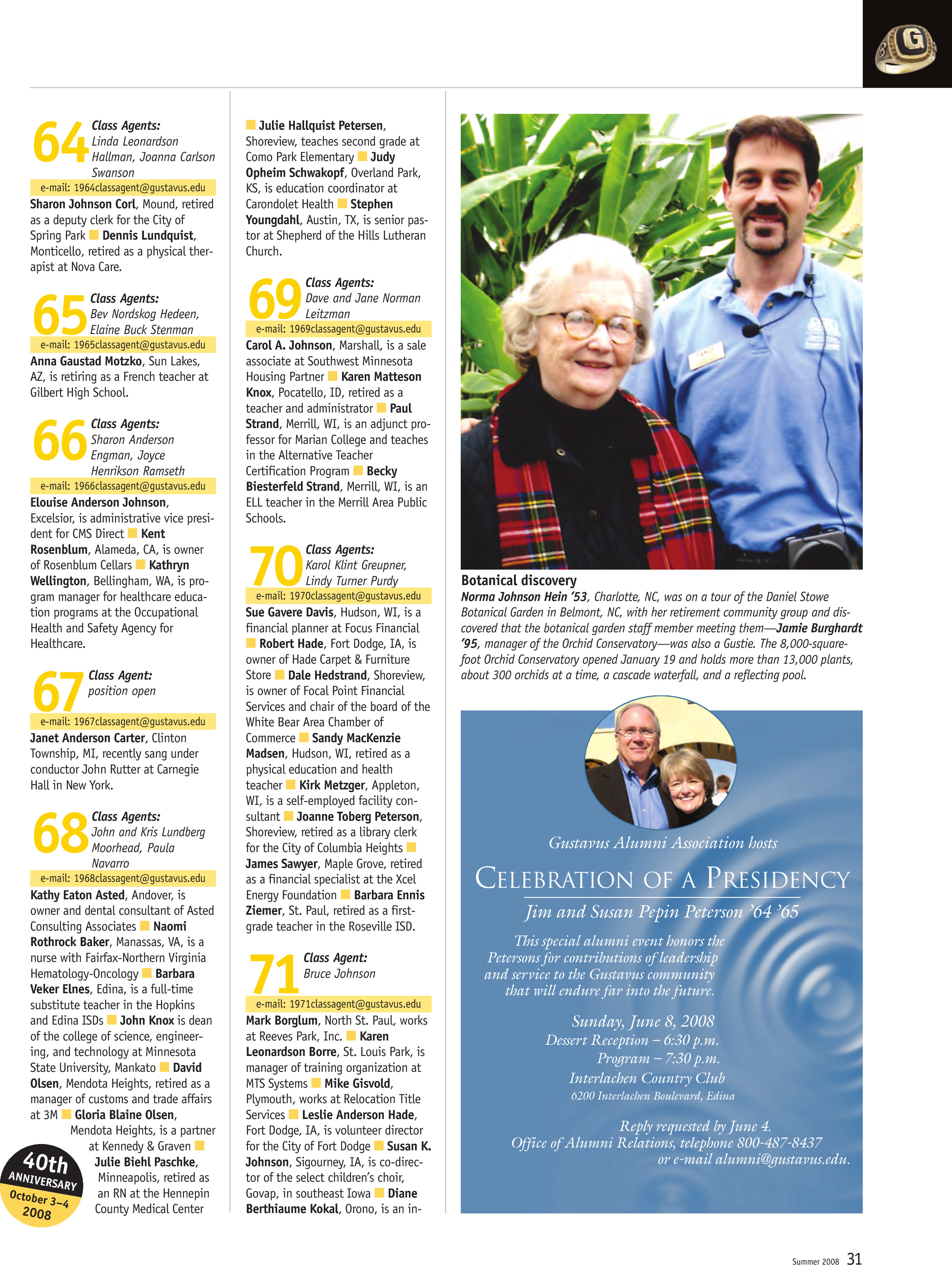 quarterly page