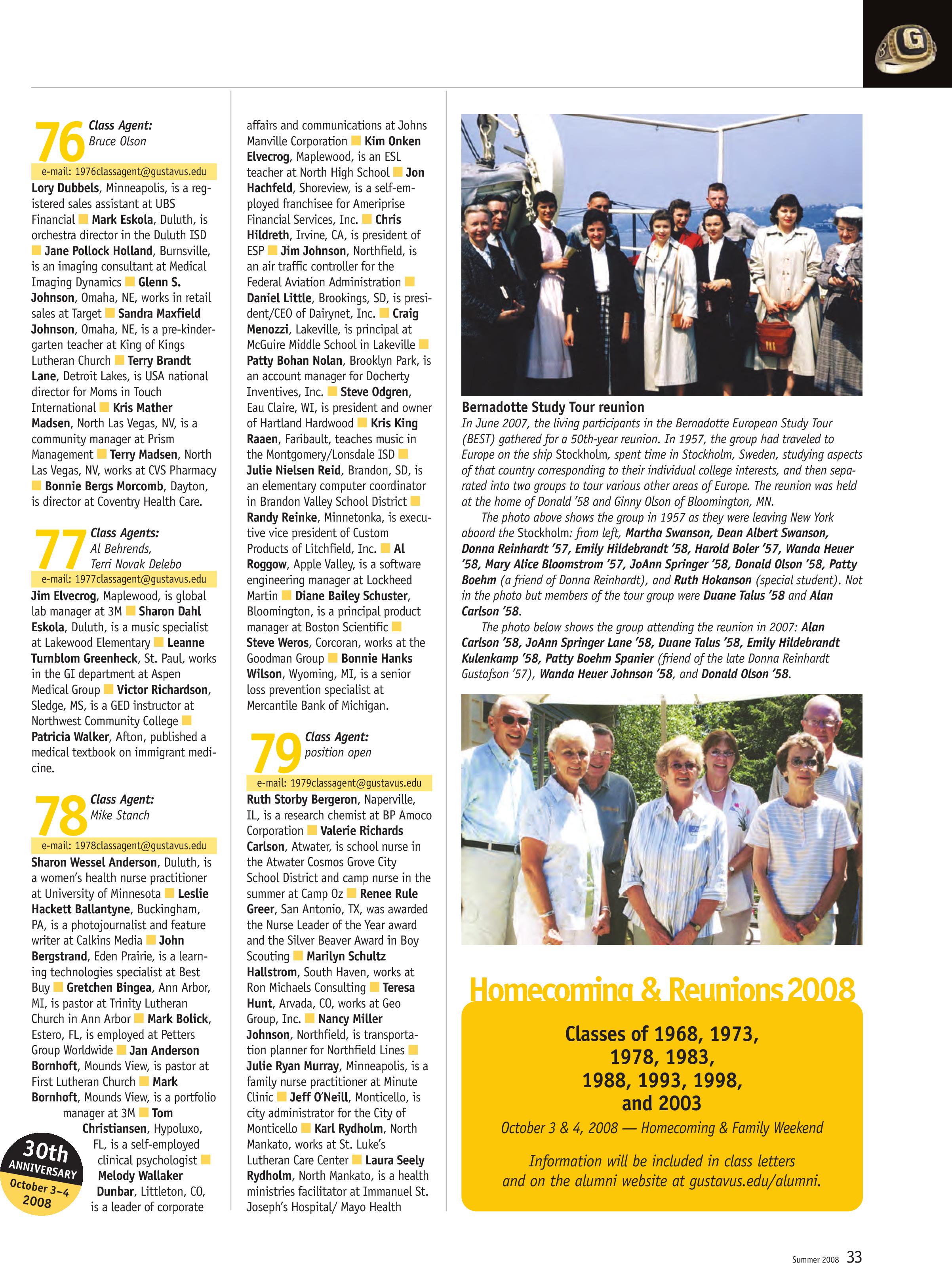 quarterly page