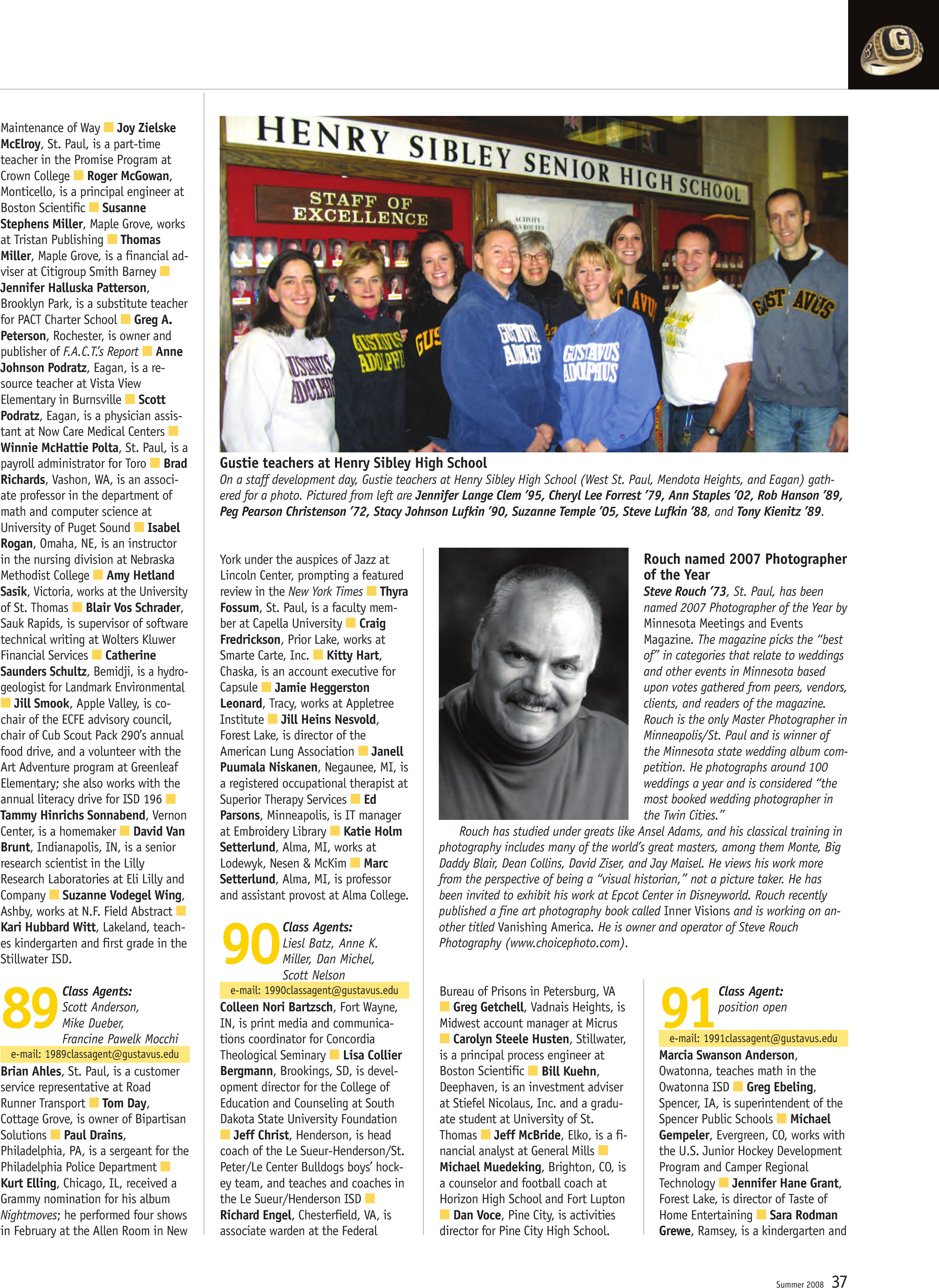 quarterly page