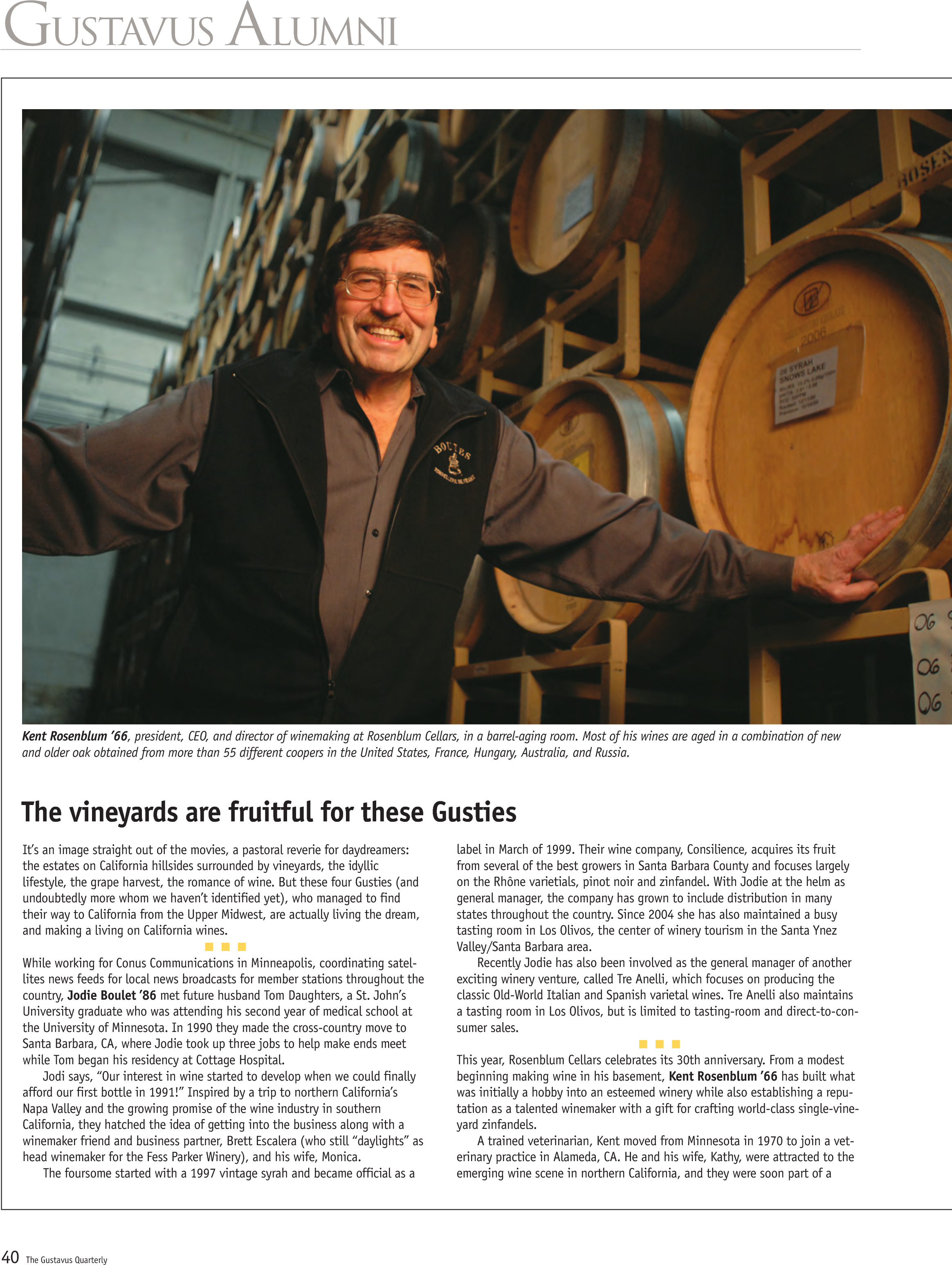 quarterly page