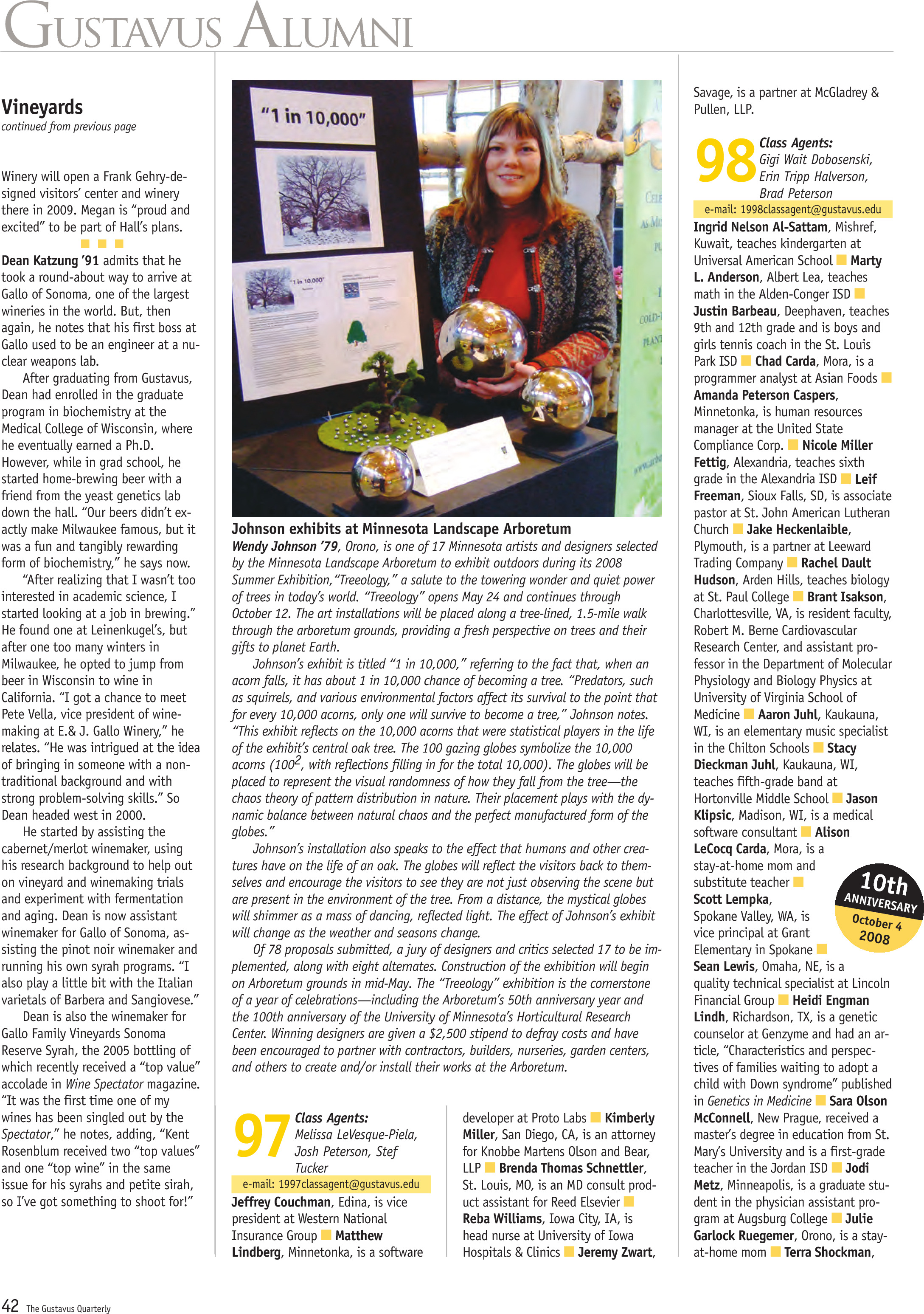 quarterly page