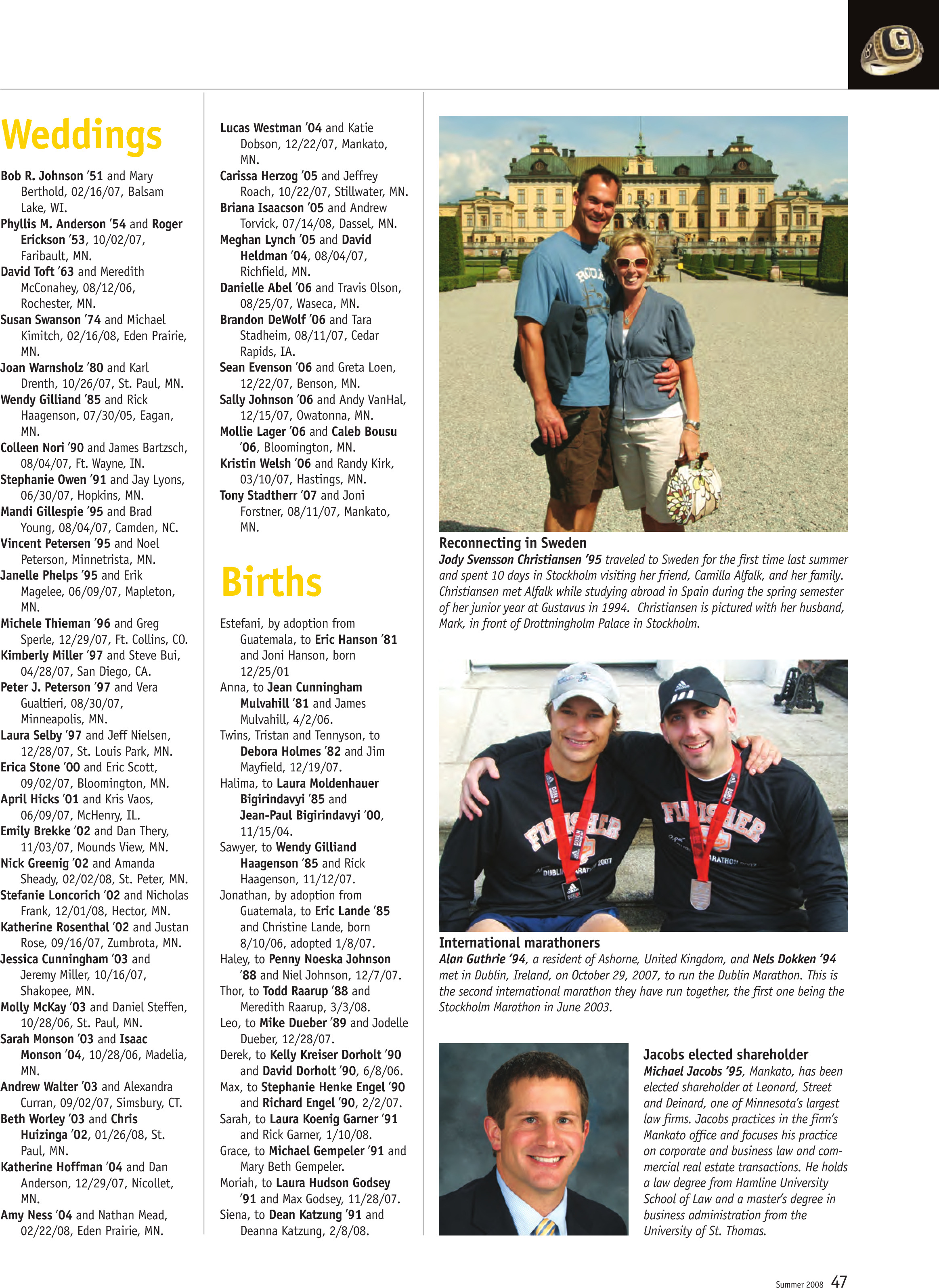 quarterly page