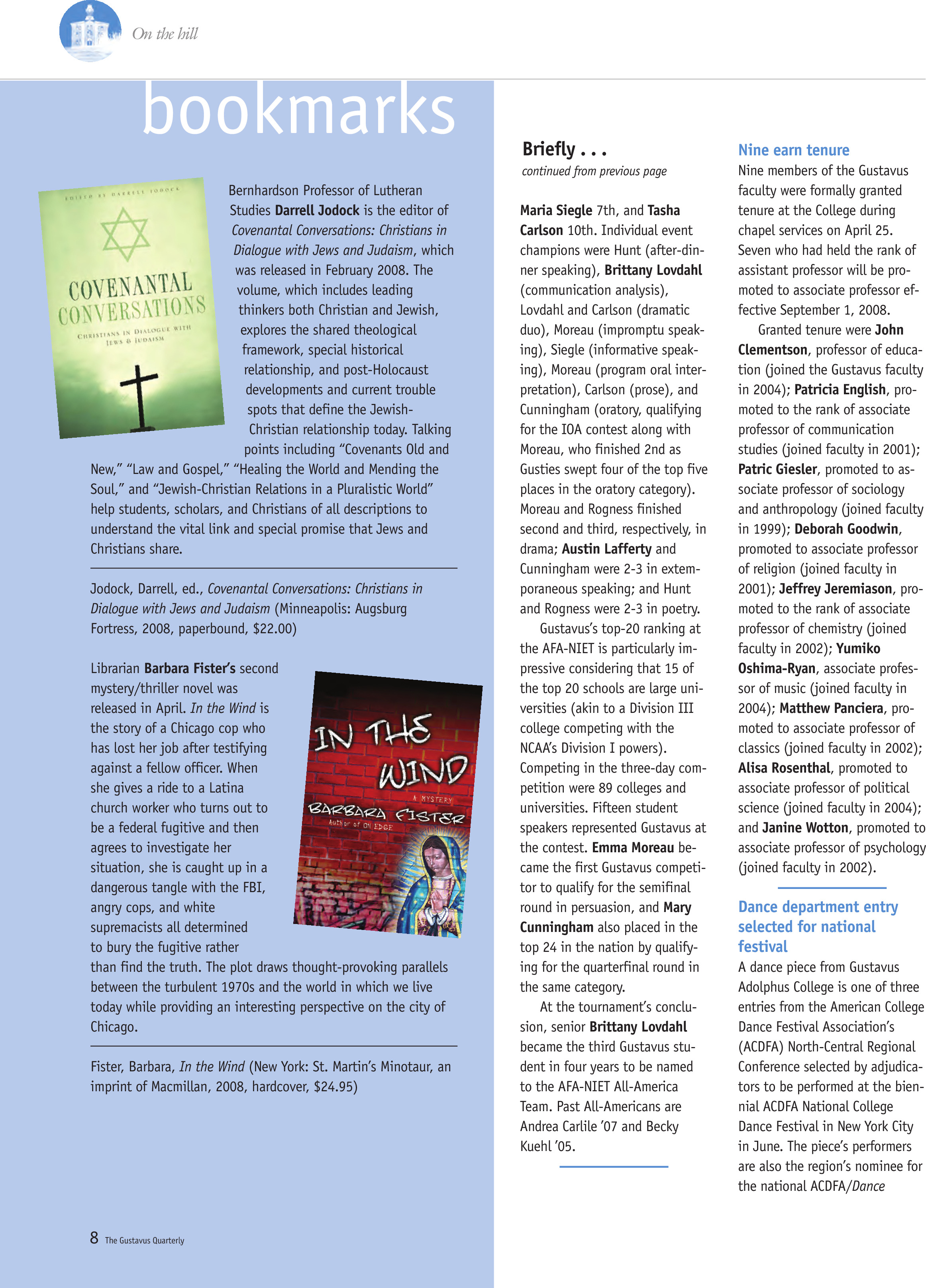 quarterly page