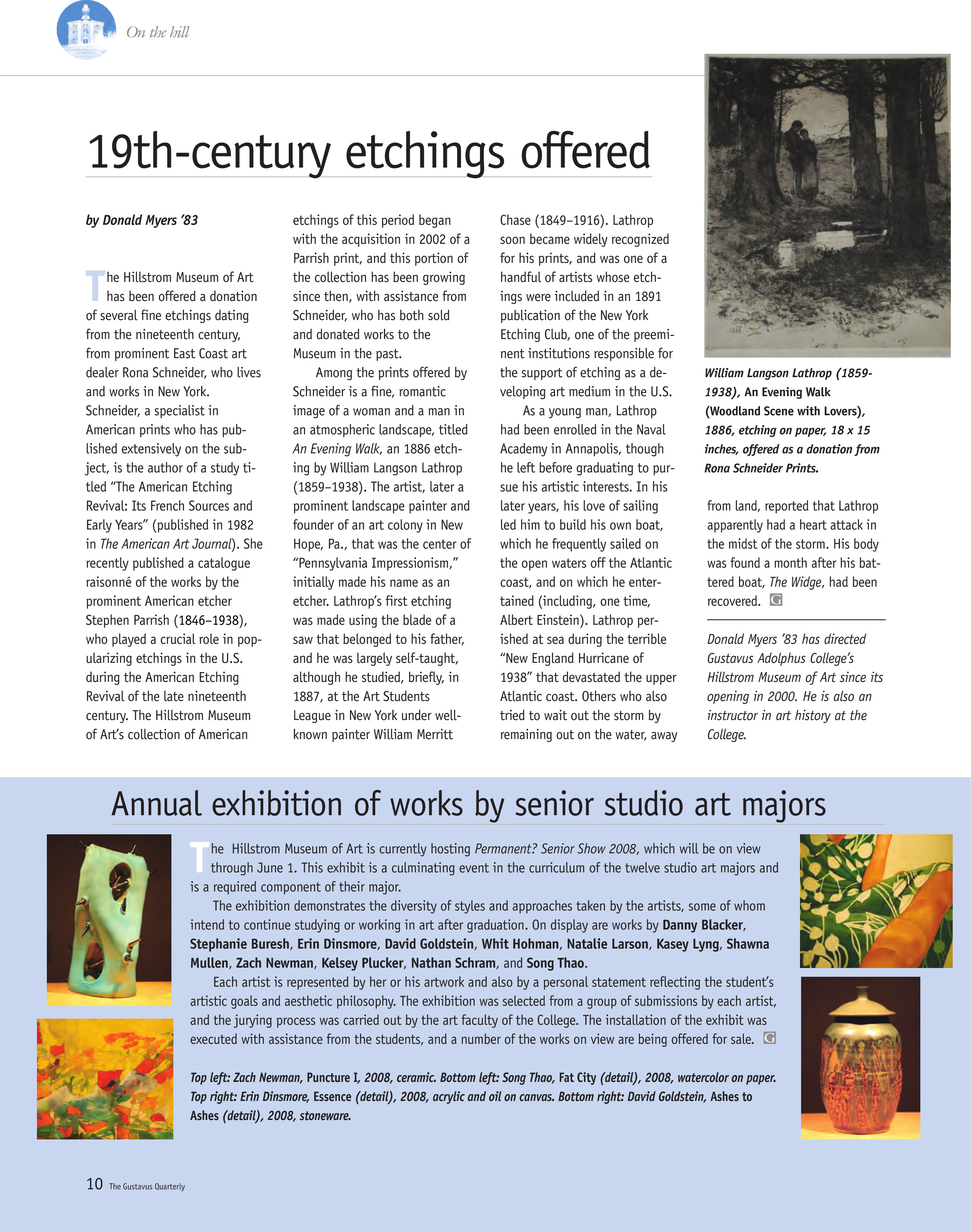 quarterly page