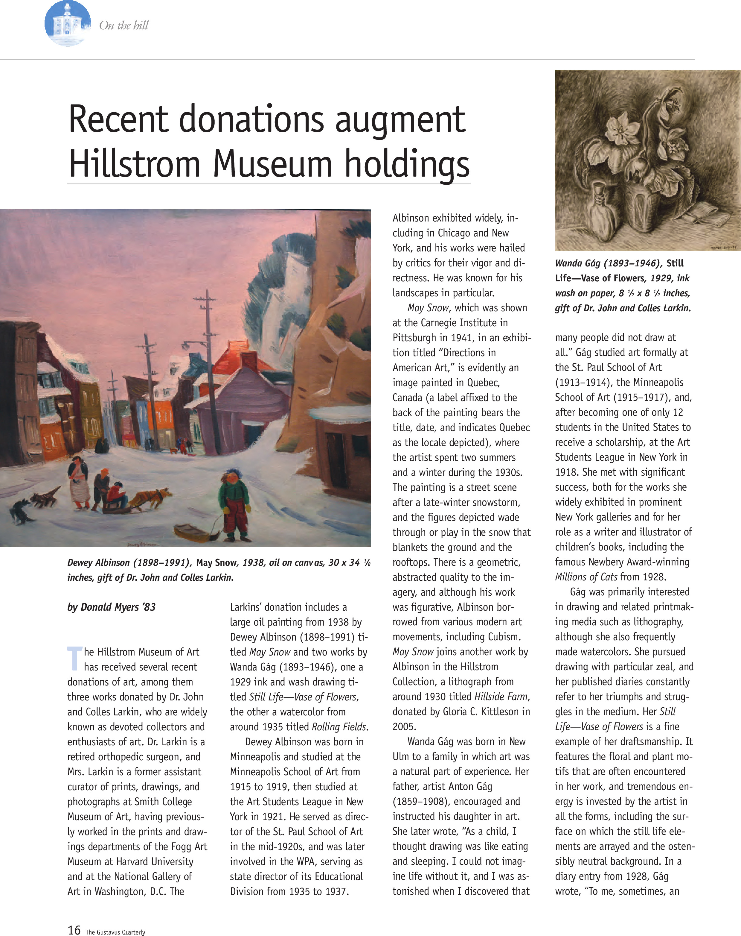 quarterly page