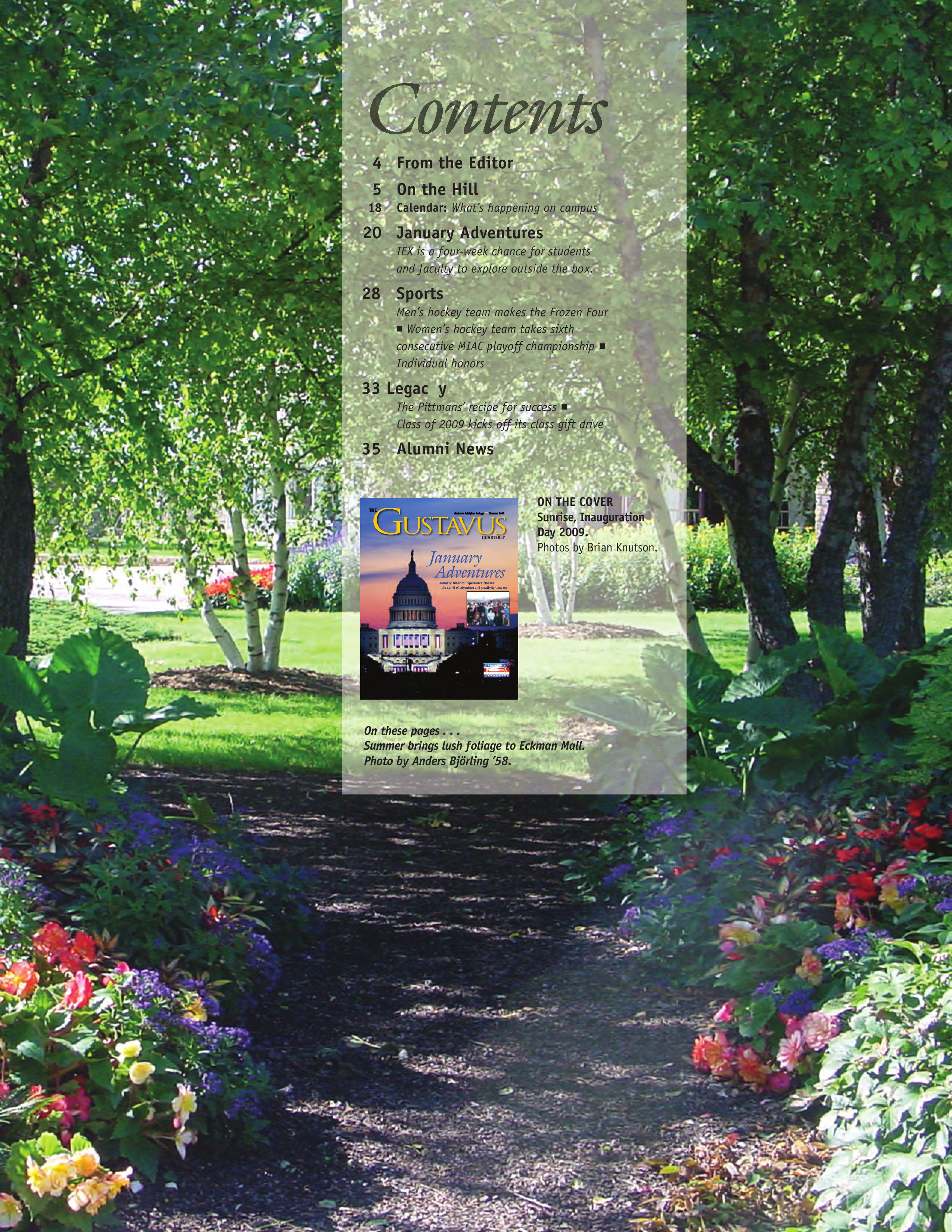quarterly page