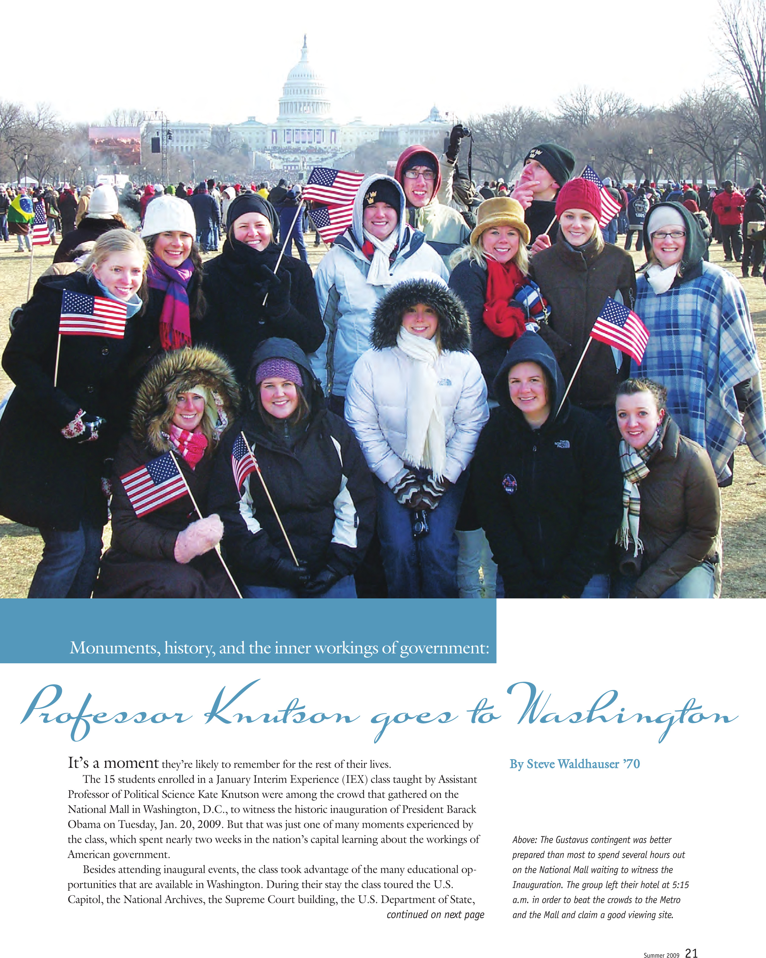 quarterly page