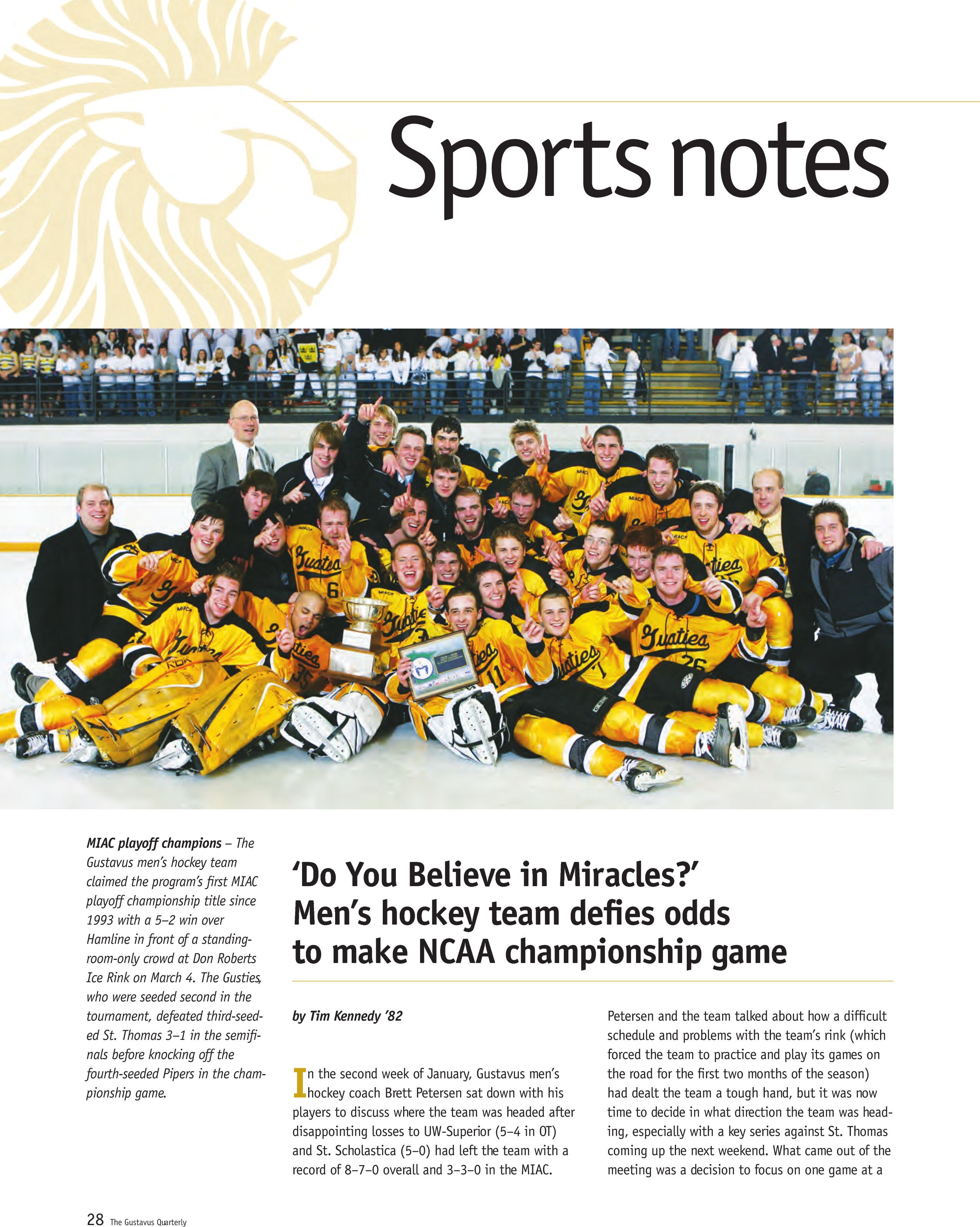 quarterly page