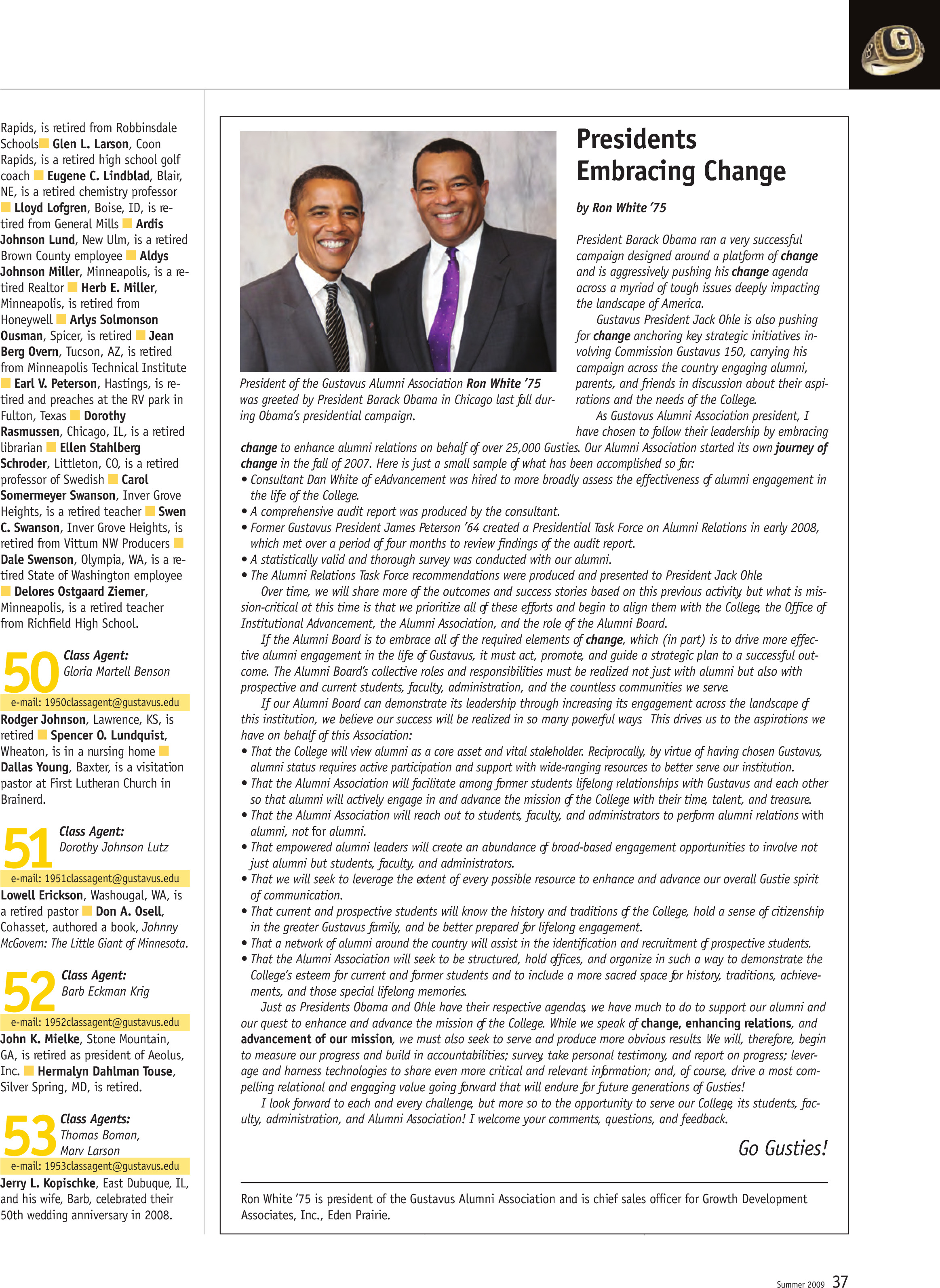 quarterly page