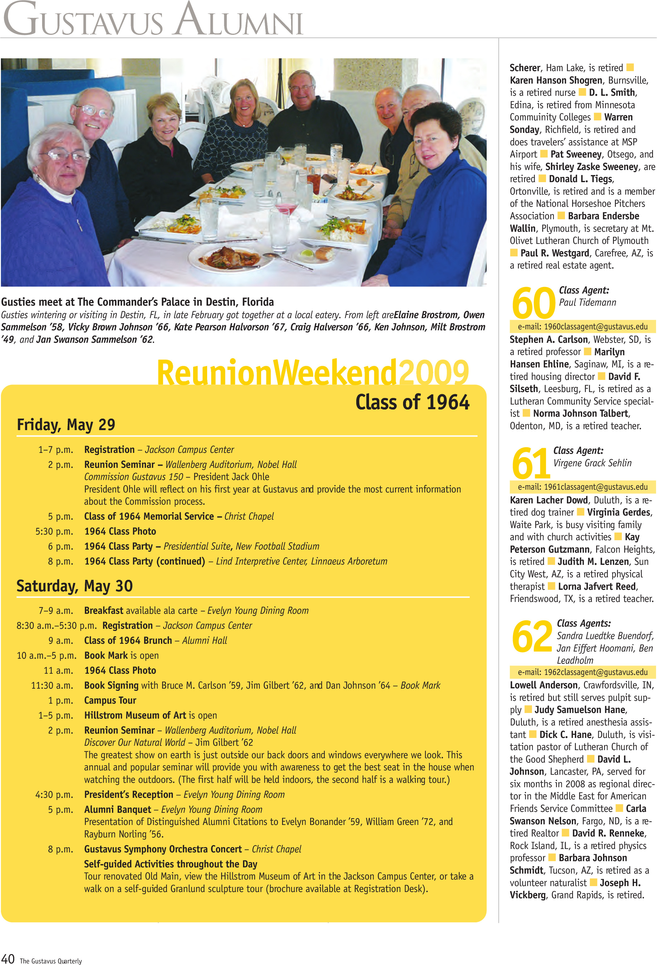 quarterly page