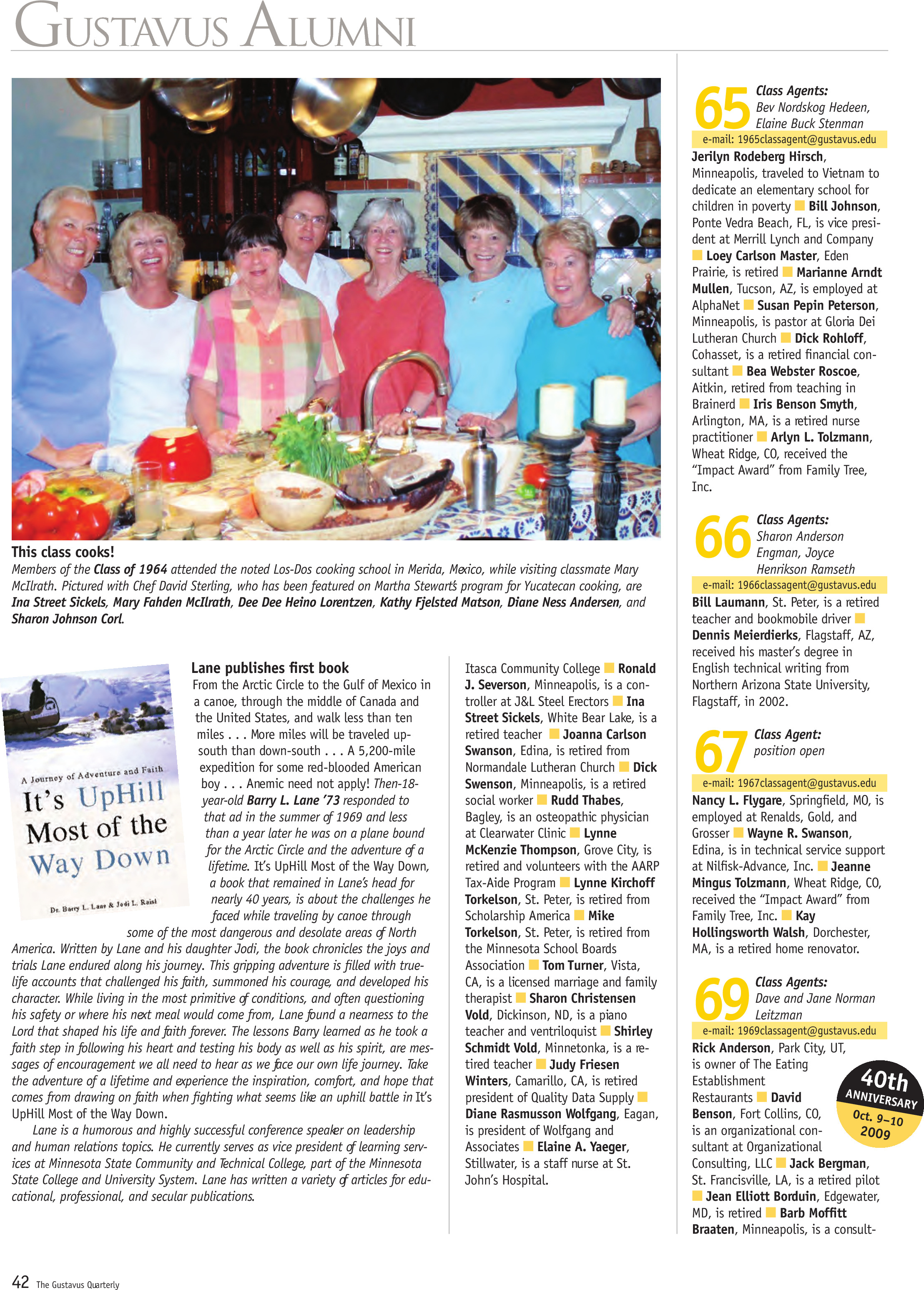 quarterly page