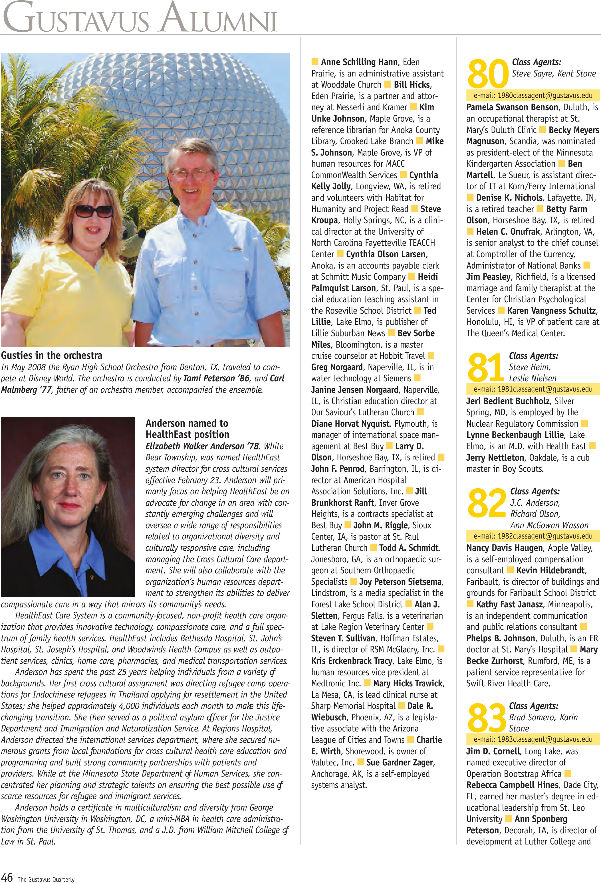quarterly page