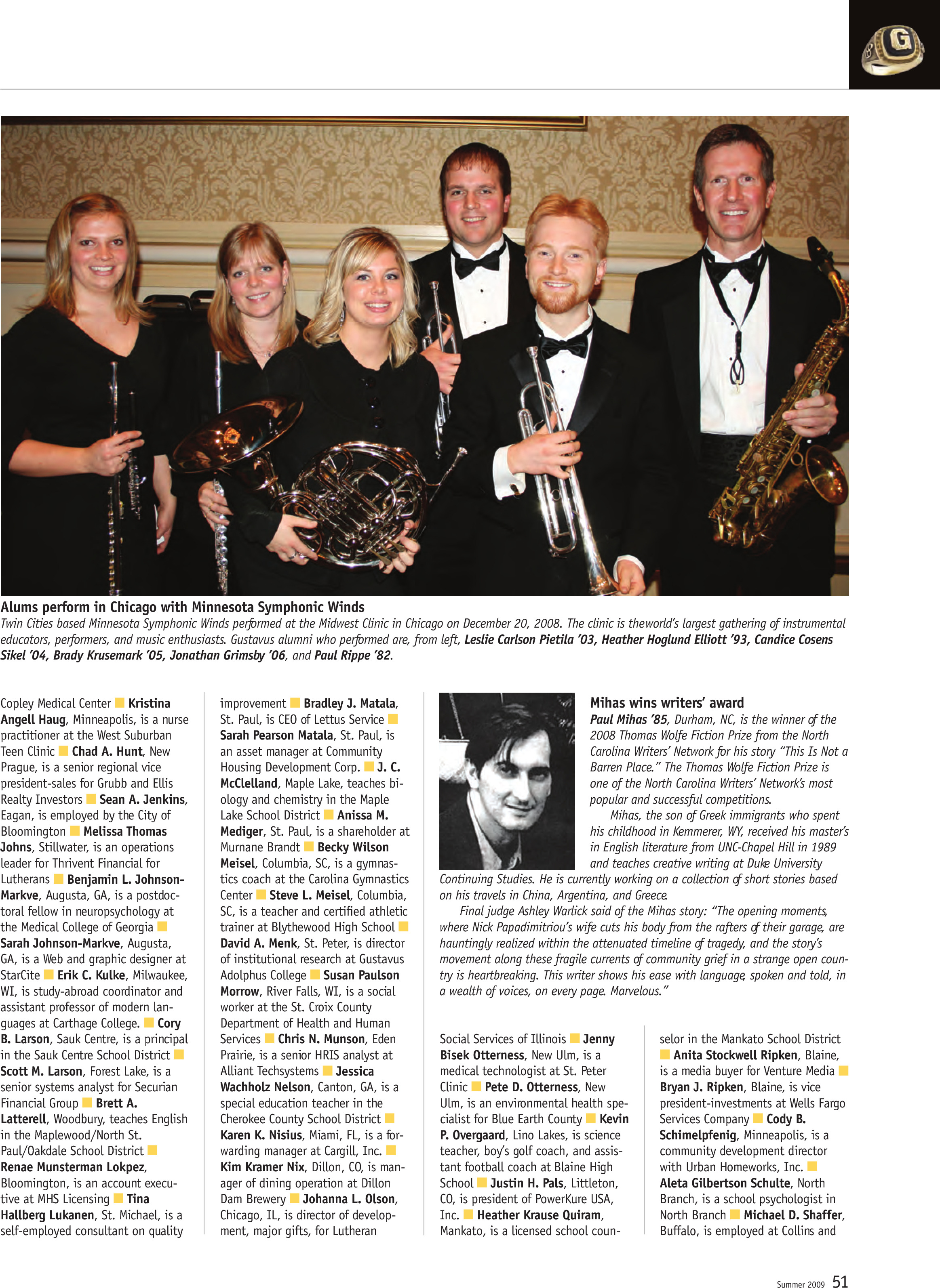 quarterly page