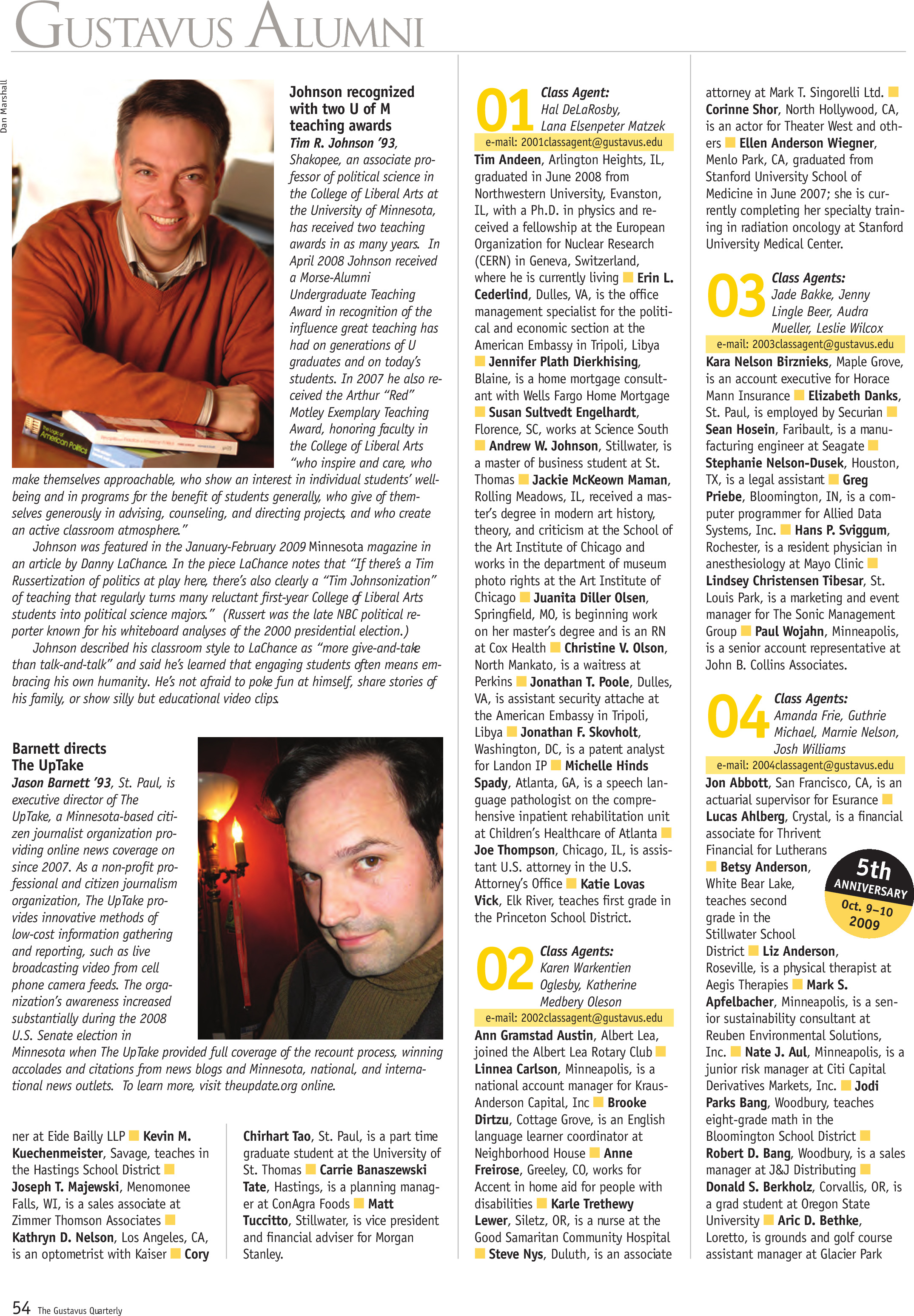 quarterly page