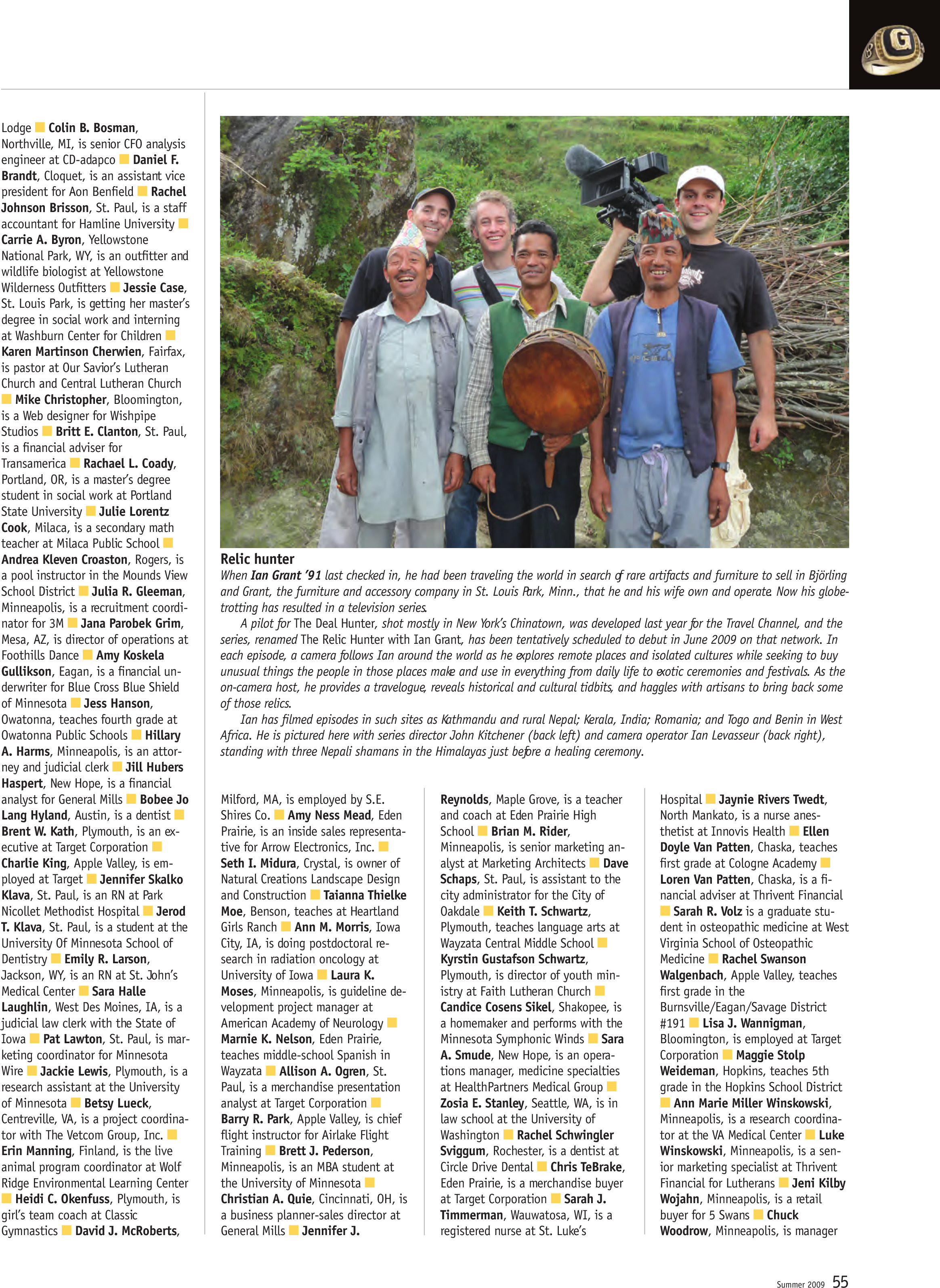 quarterly page
