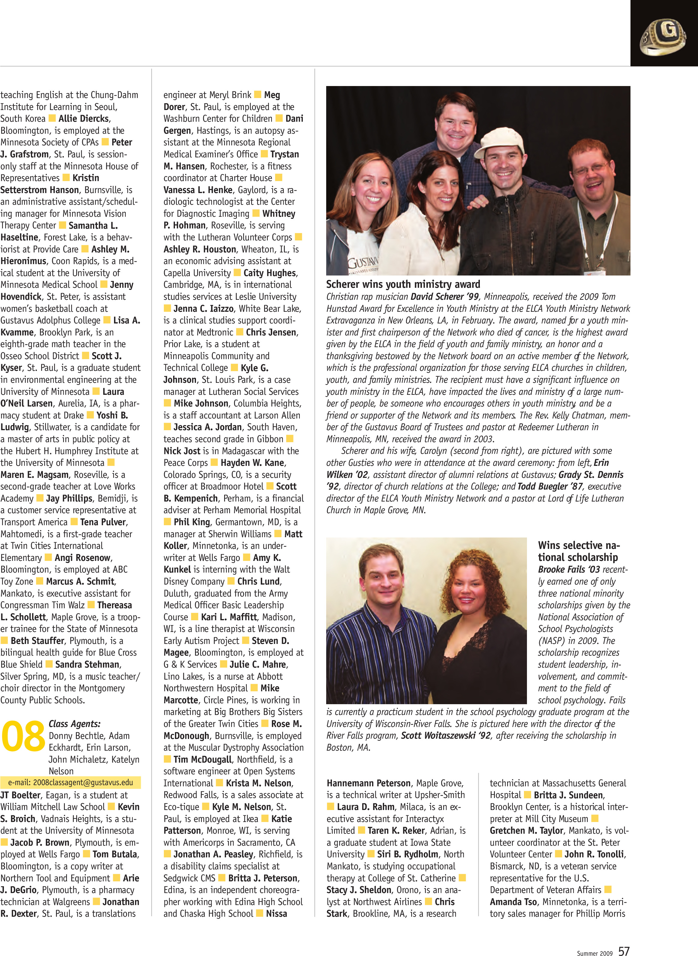 quarterly page