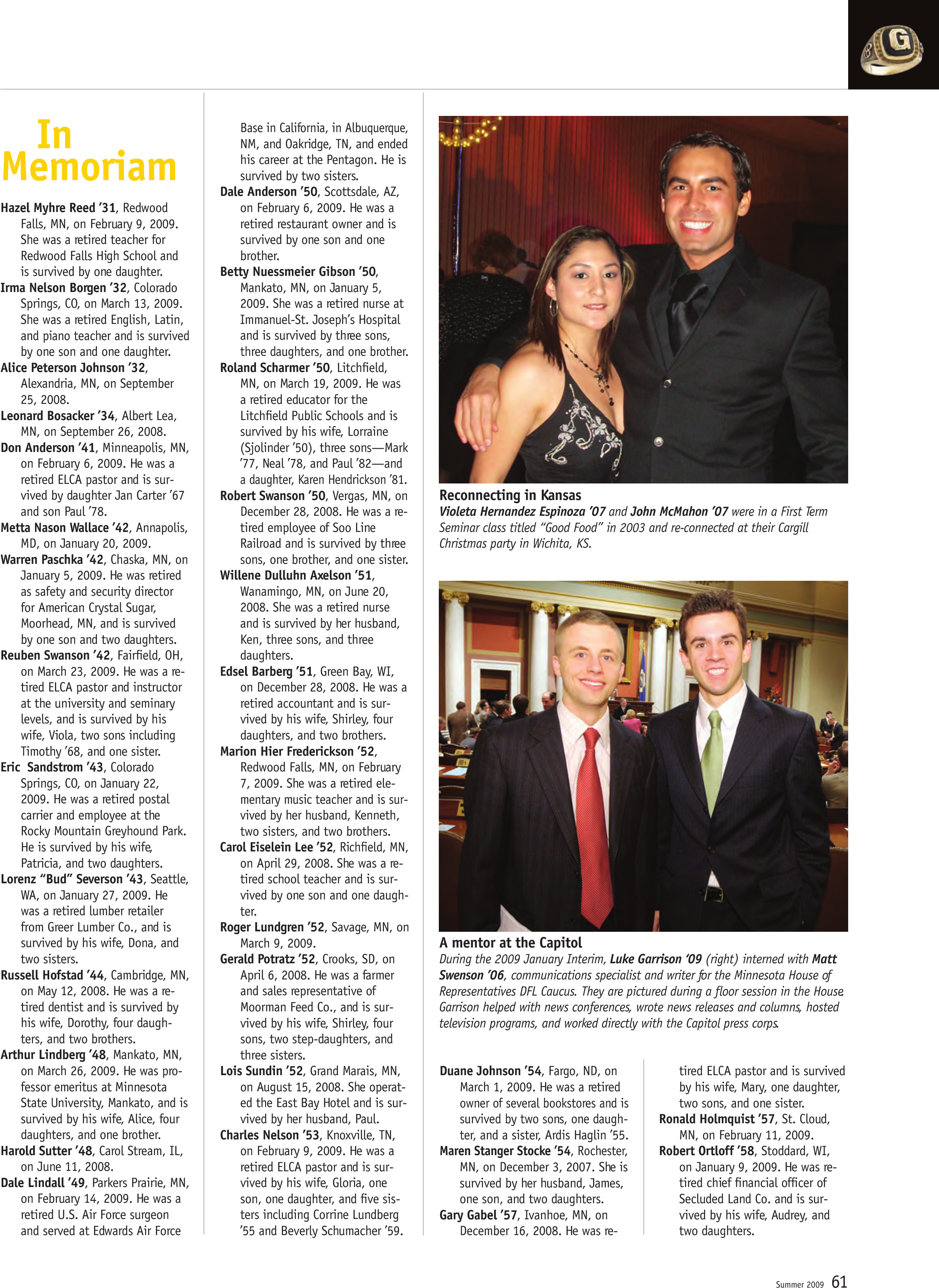 quarterly page