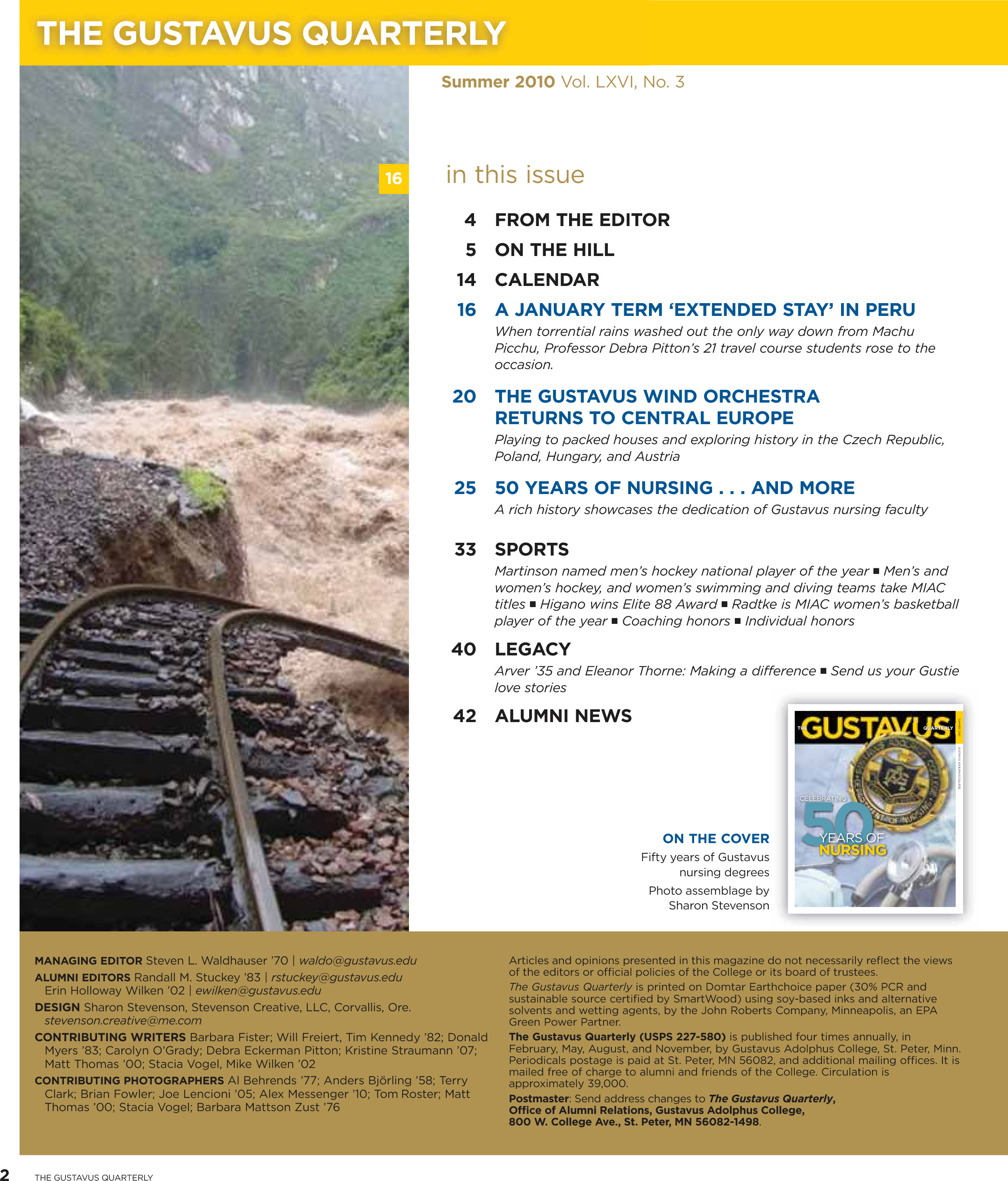 quarterly page
