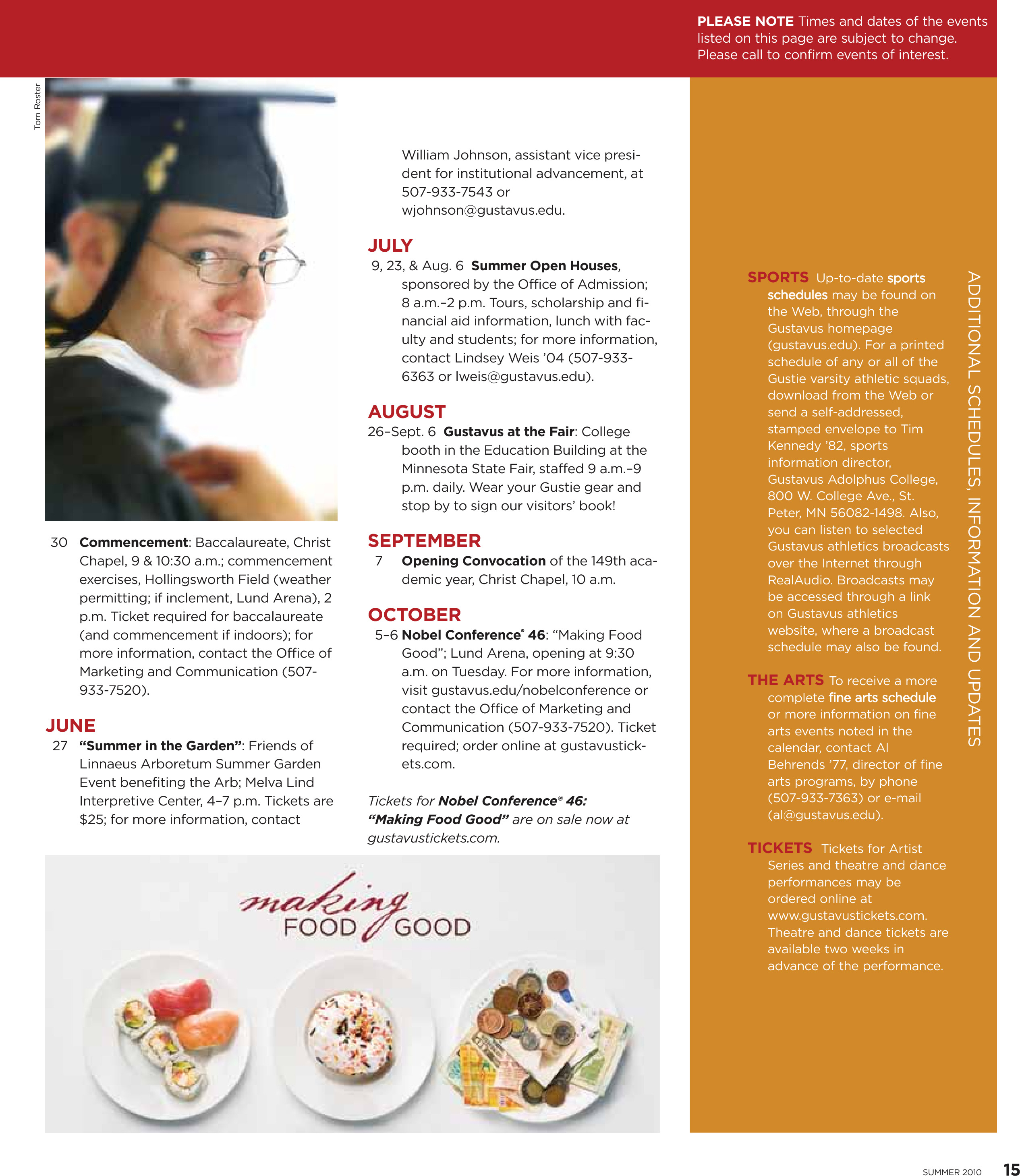 quarterly page